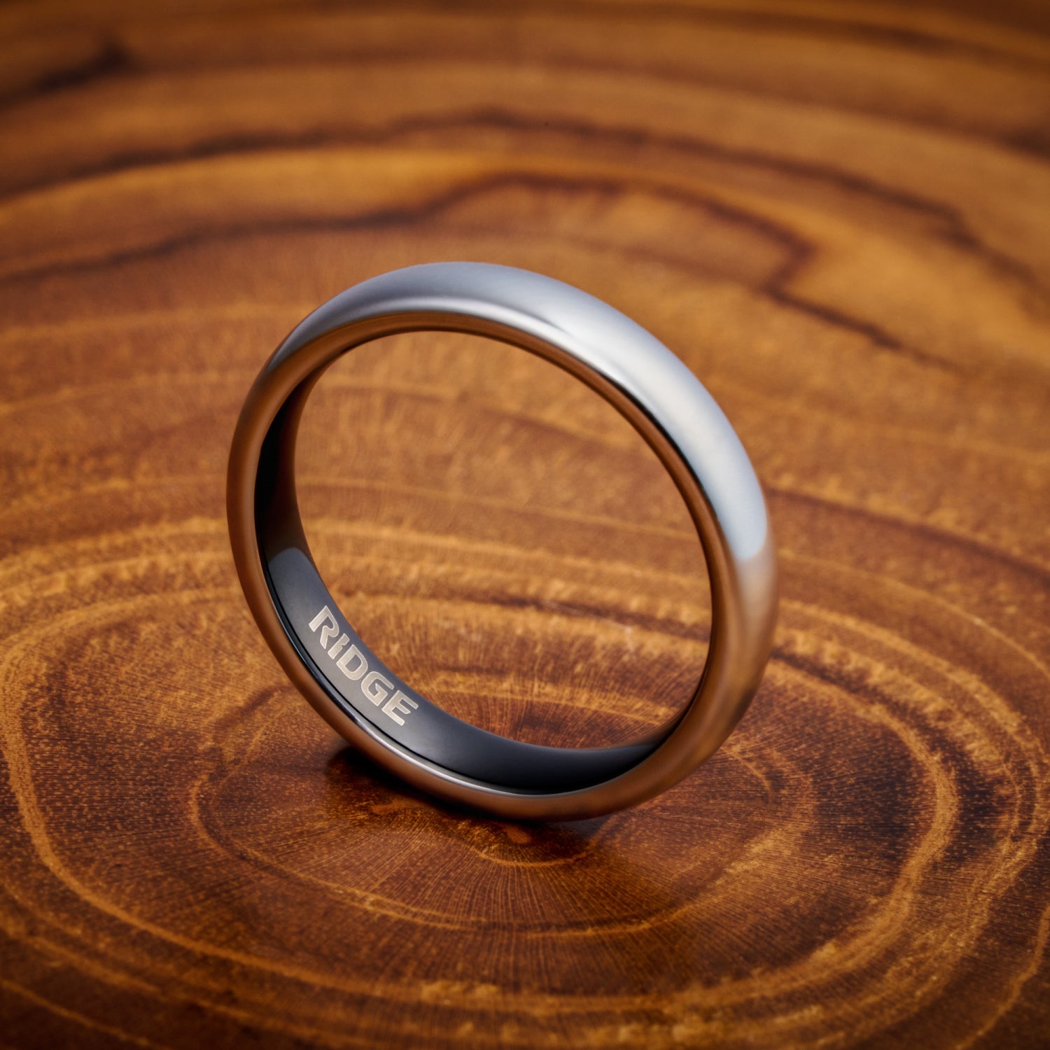 4mm Rounded Ring Set - Platinum - Image 6