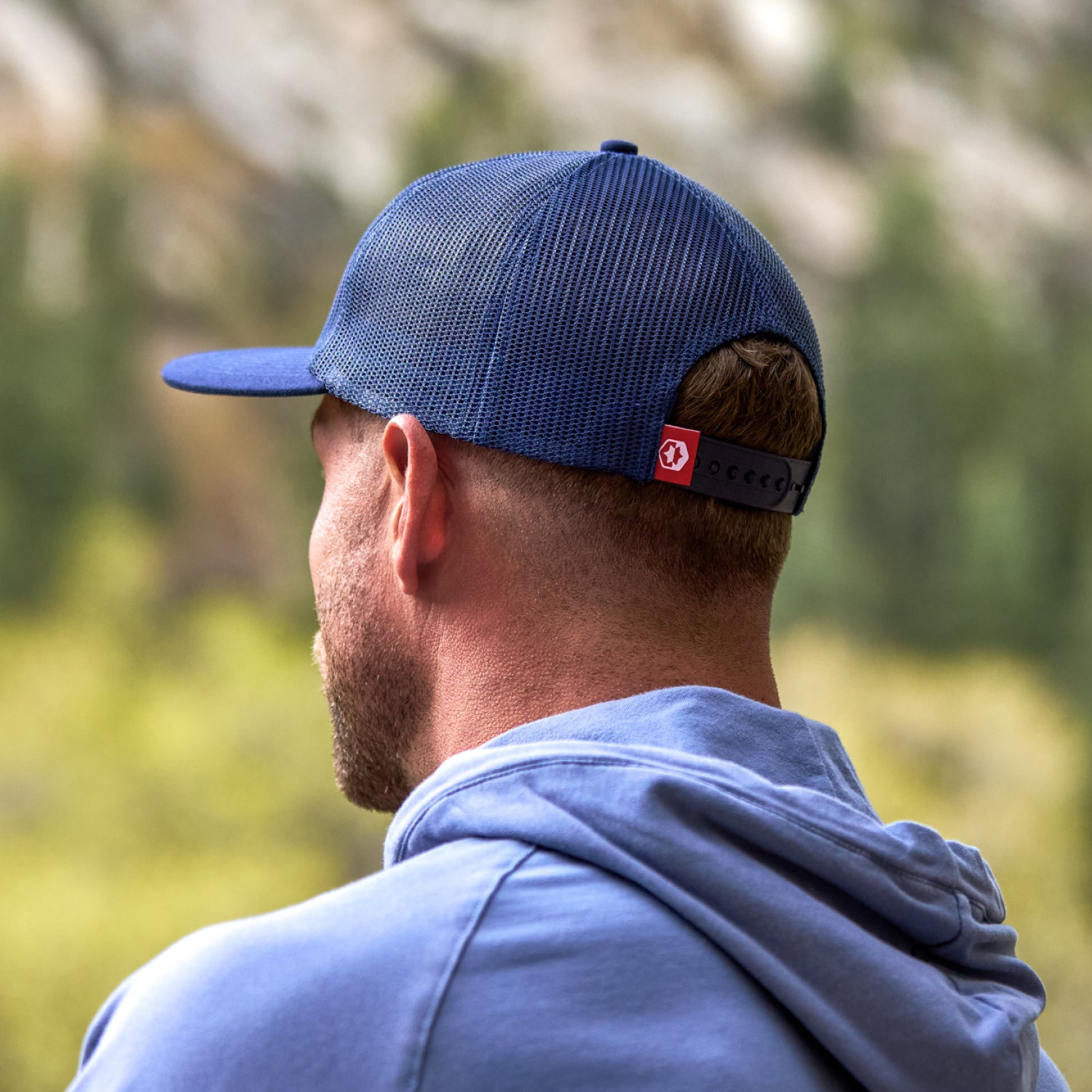 Ridge Mesh Snapback - Alpine Navy - Image 6