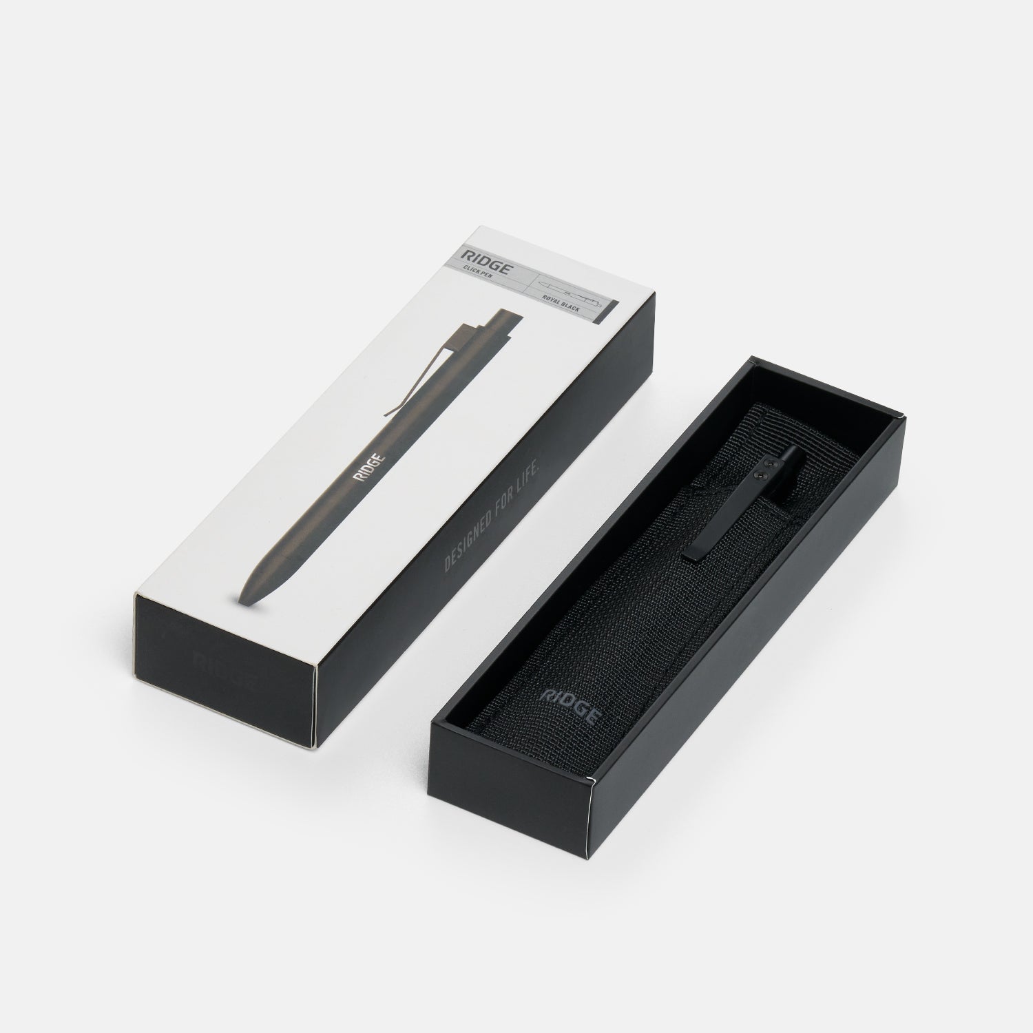 Ridge Click Pen - Royal Black - Image 6