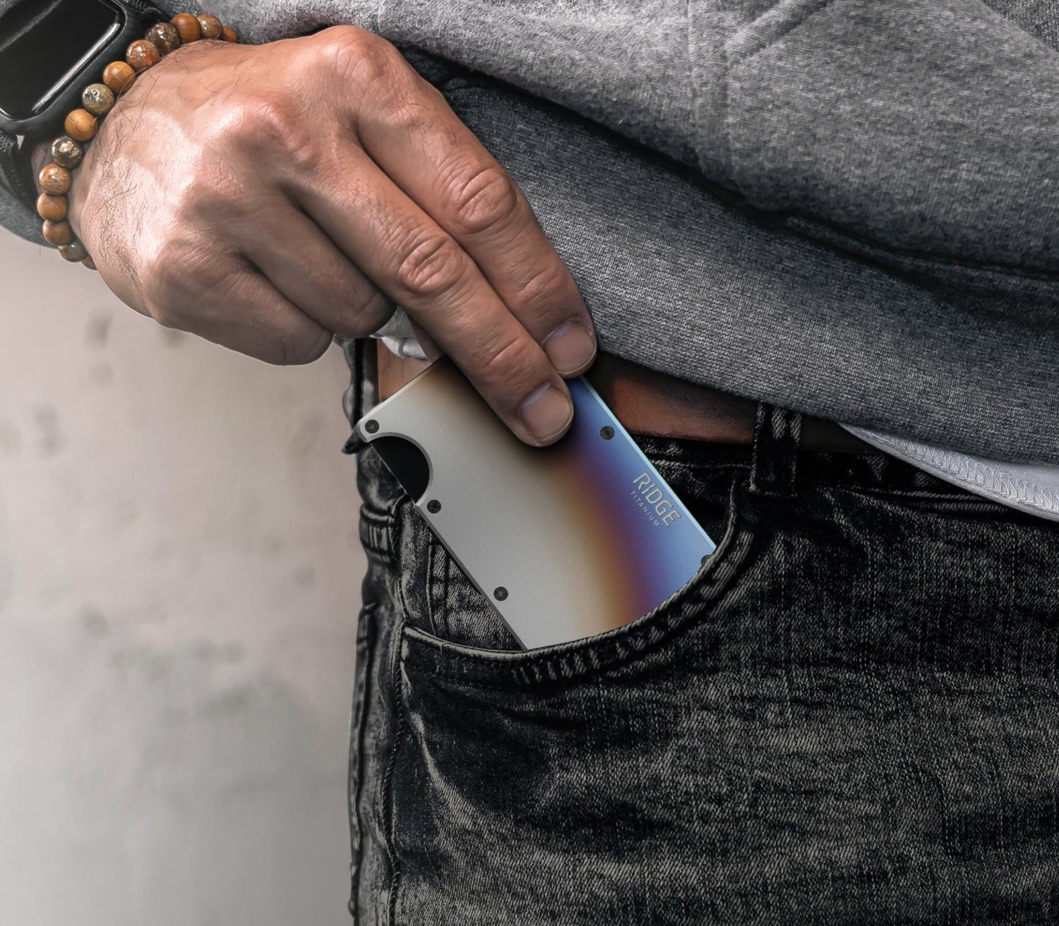 Ridge Wallet - Burnt Titanium - Image 6