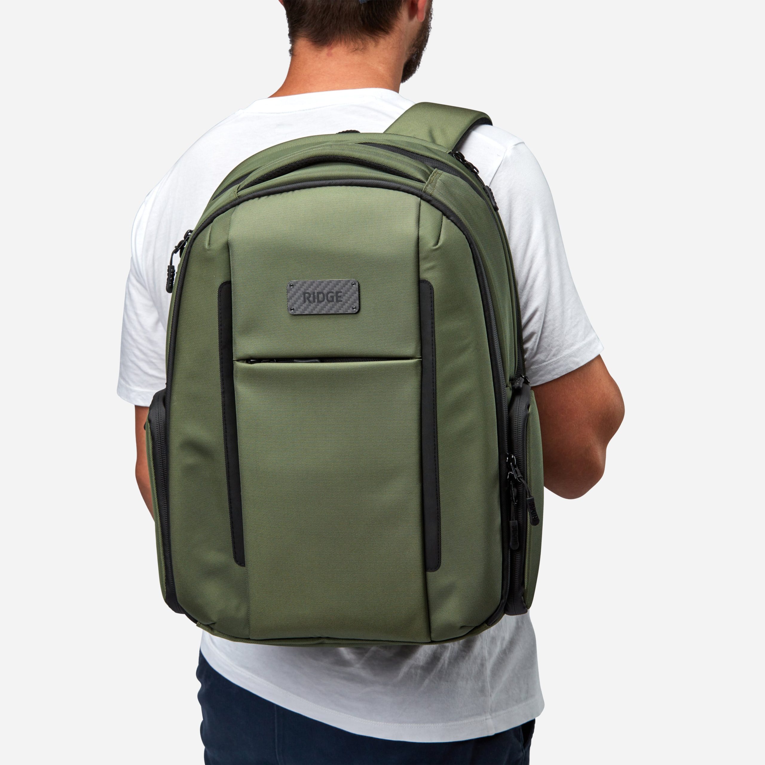 Commuter Pro Backpack - Matte Olive - Image 4