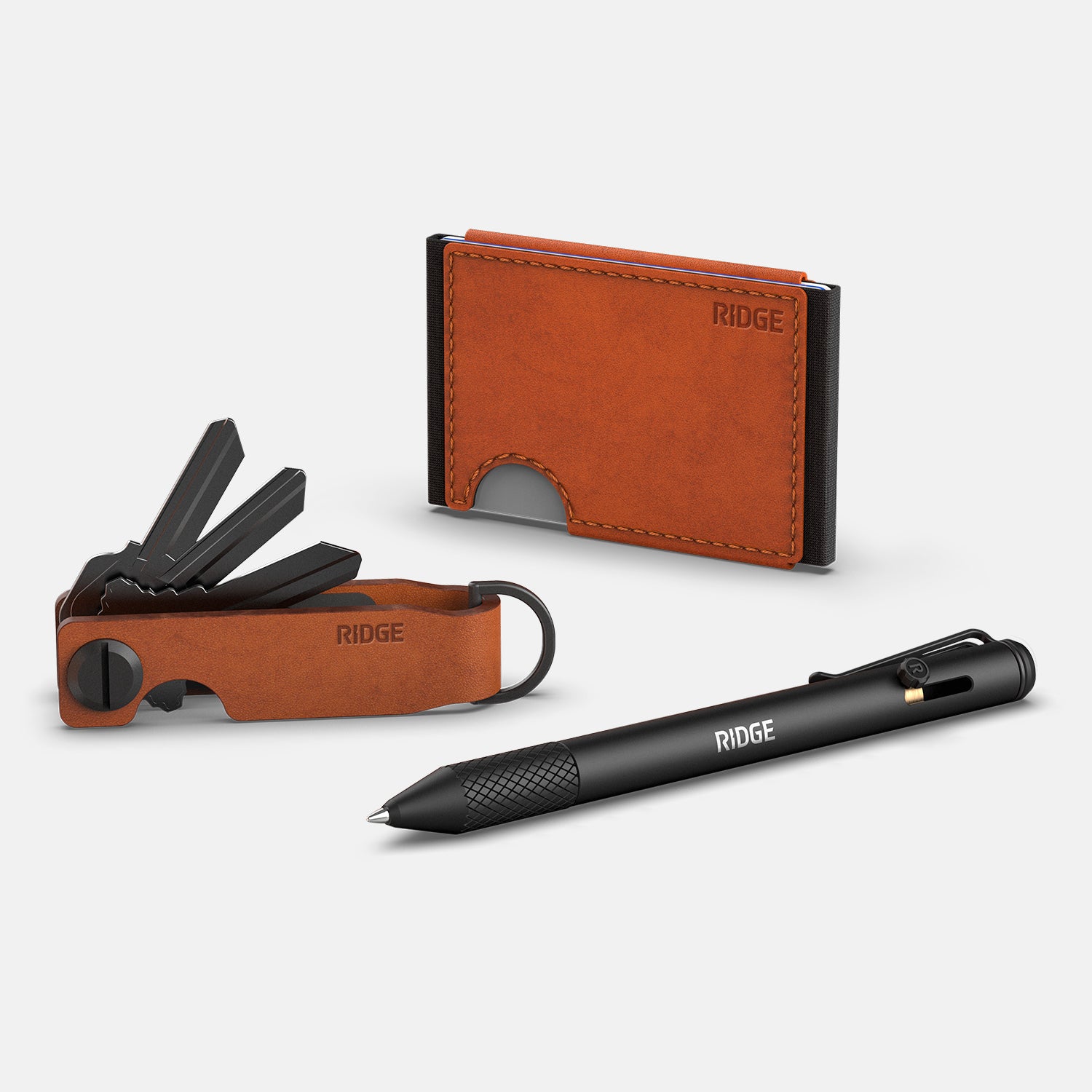Daily Writer Kit - Biflex - Tobacco Brown Leather - Image 2
