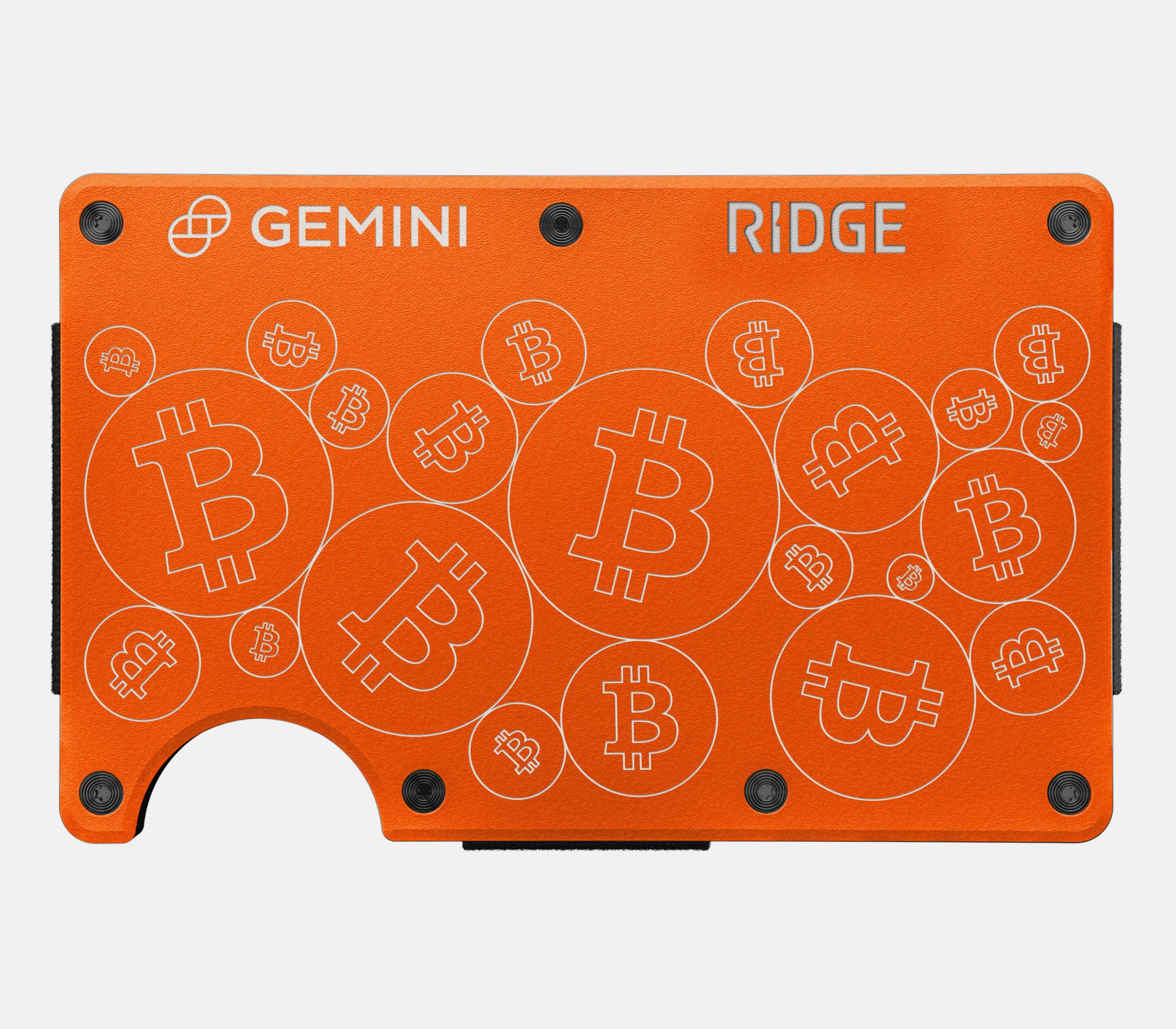 Ridge Wallet - Gemini BTC - Orange - Image 2