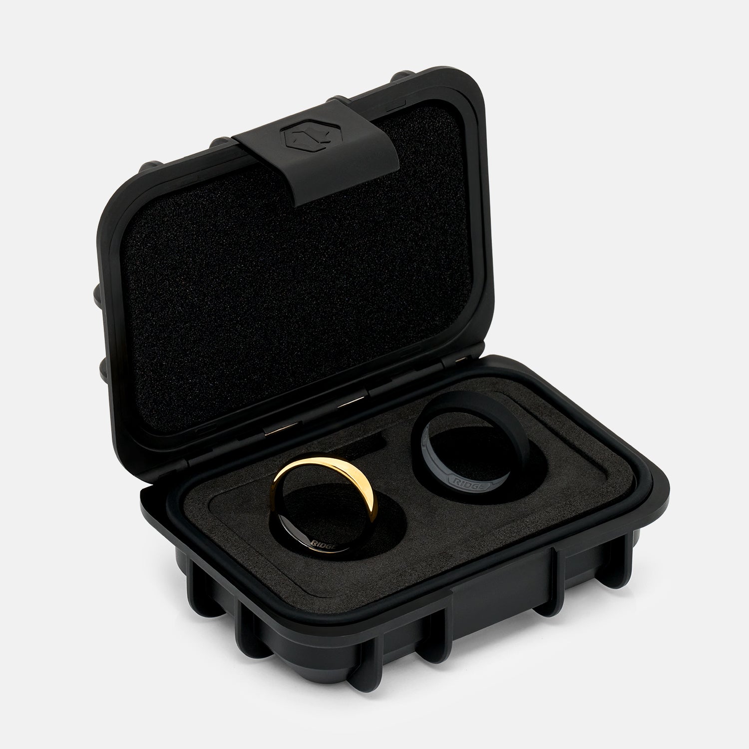 4mm Rounded Ring Set - 24K Gold - Image 2