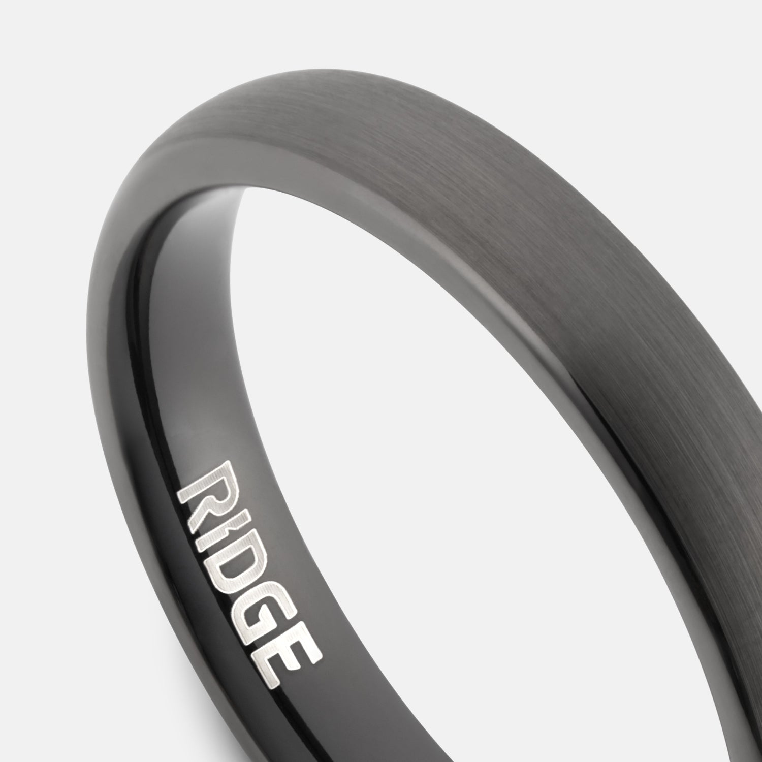 4mm Rounded Ring Set - Gunmetal - Image 4