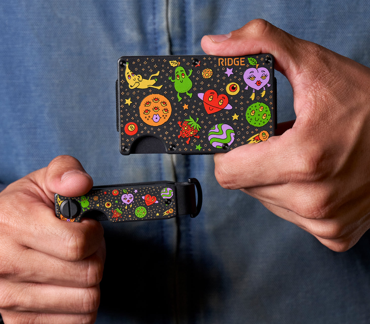 Ridge Wallet - Claire Morales - Space Fruit - Image 12