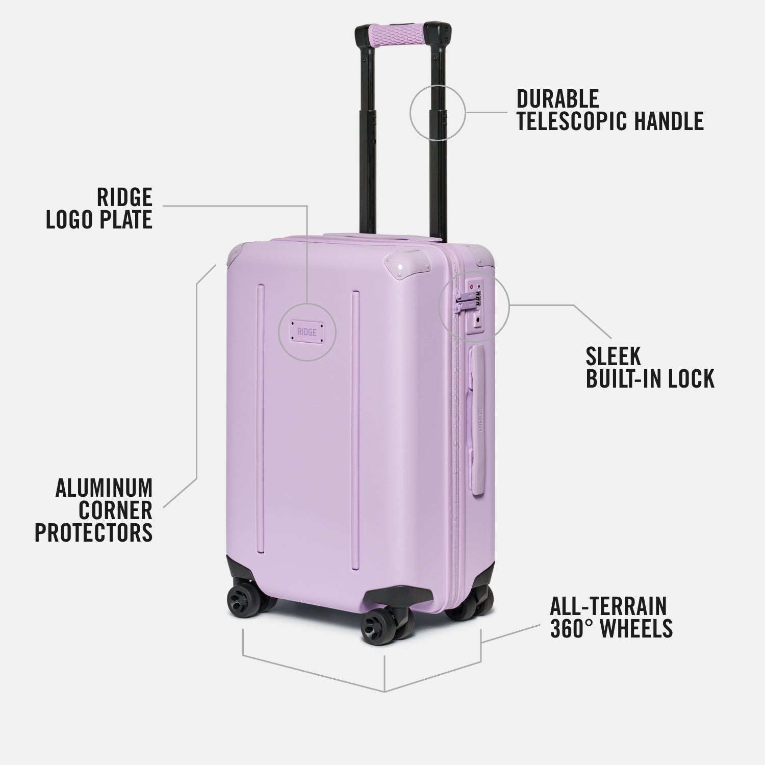 Ridge Carry-On Lavender - Image 13