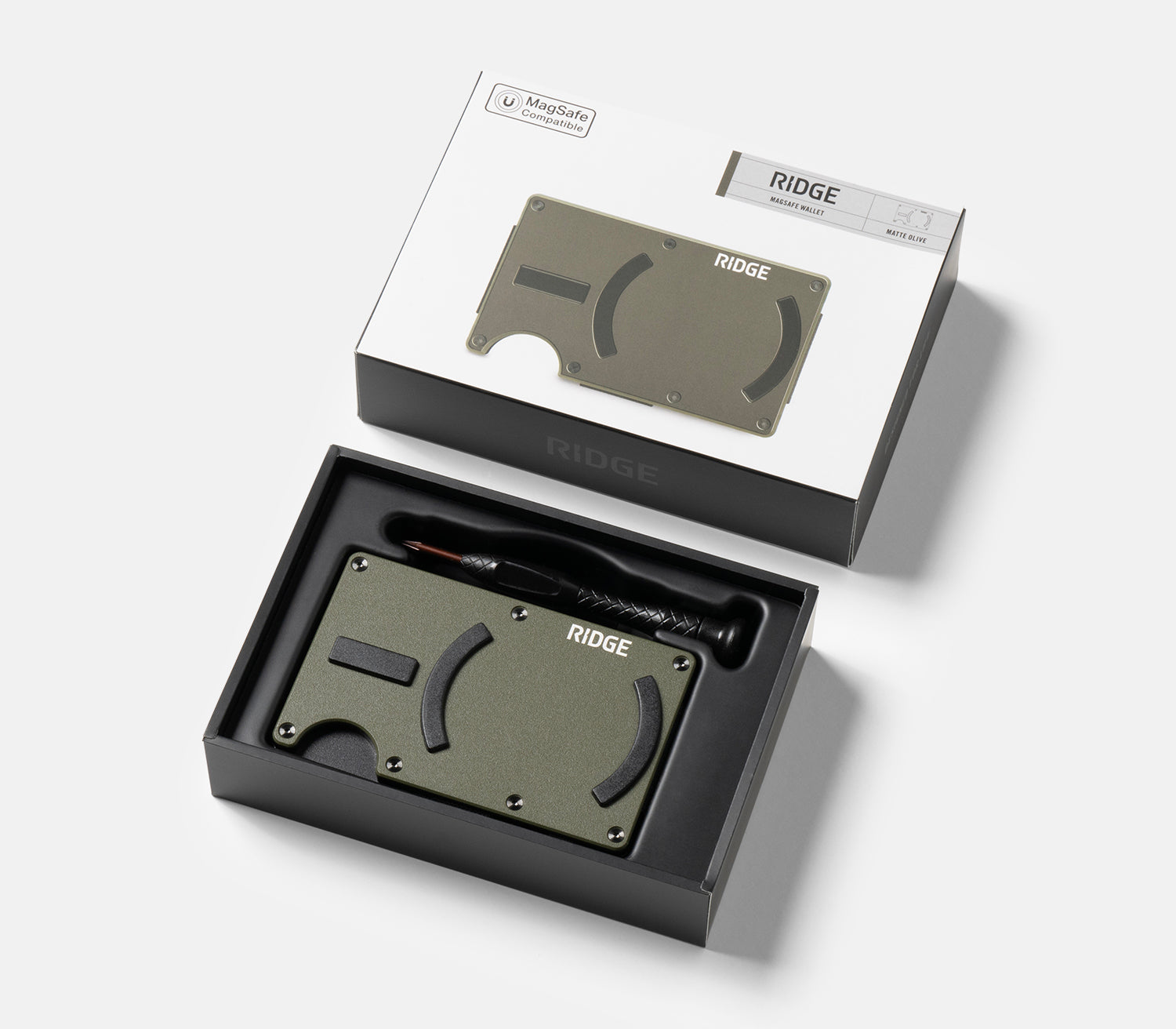 Ridge Wallet For MagSafe - Matte Olive - Image 11