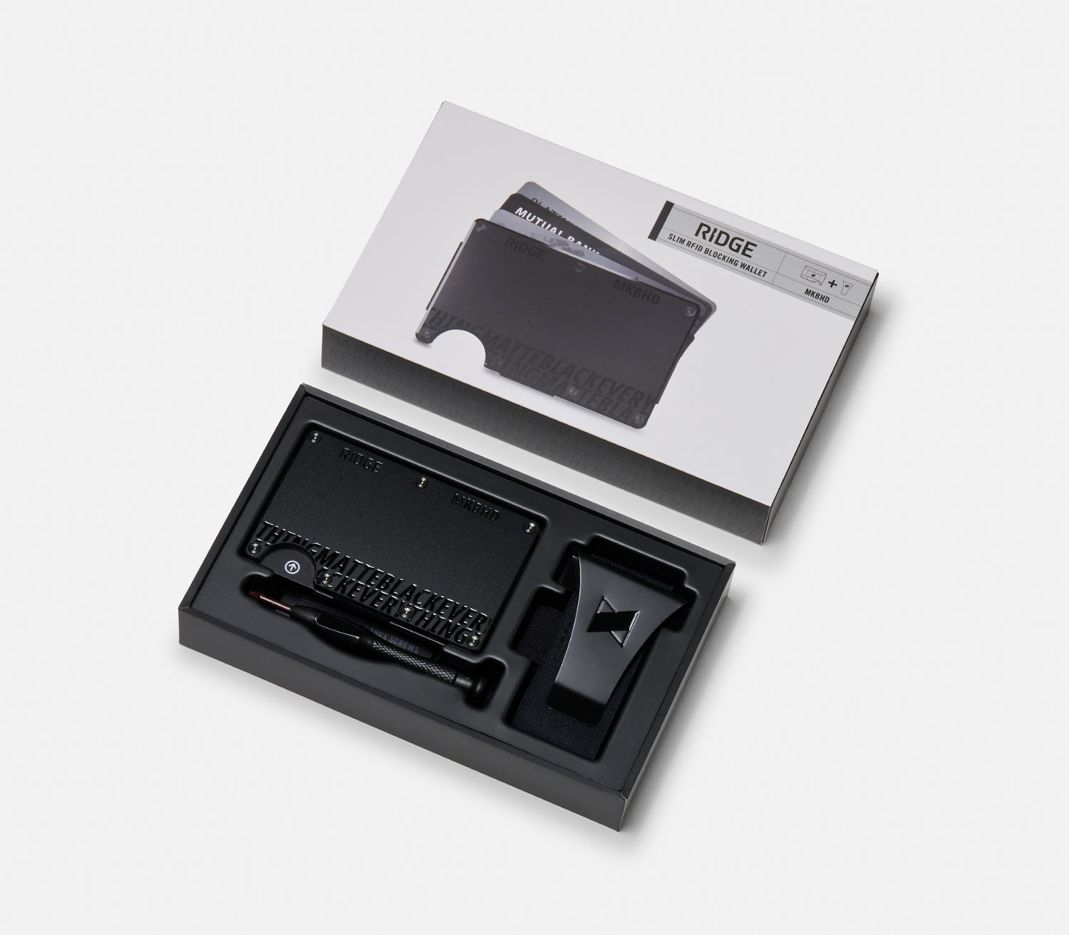 Ridge Wallet - MatteBlackEverything - Image 6