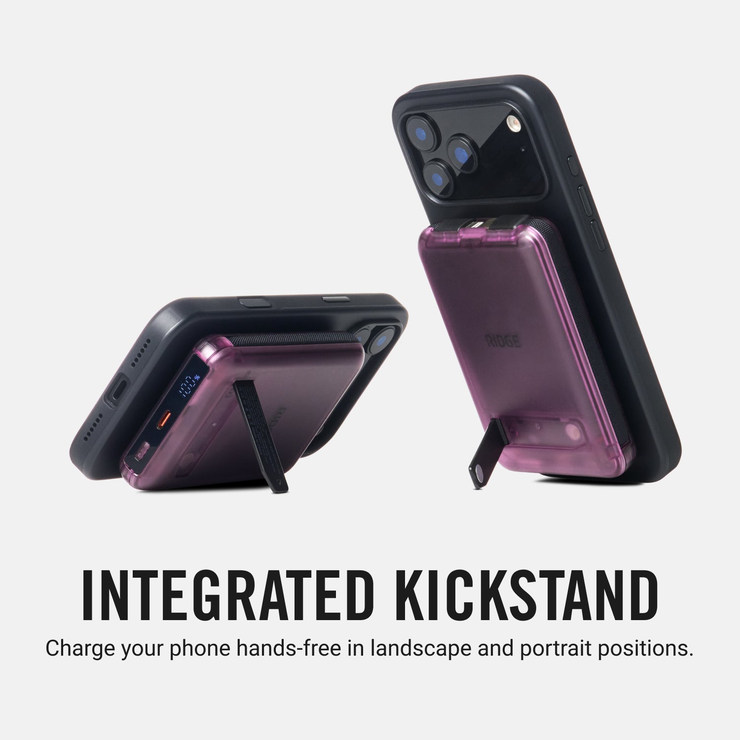 Ridge Power Bank - 10k mAh Bundle - Atomic Purple - 2-Pack - Image 10