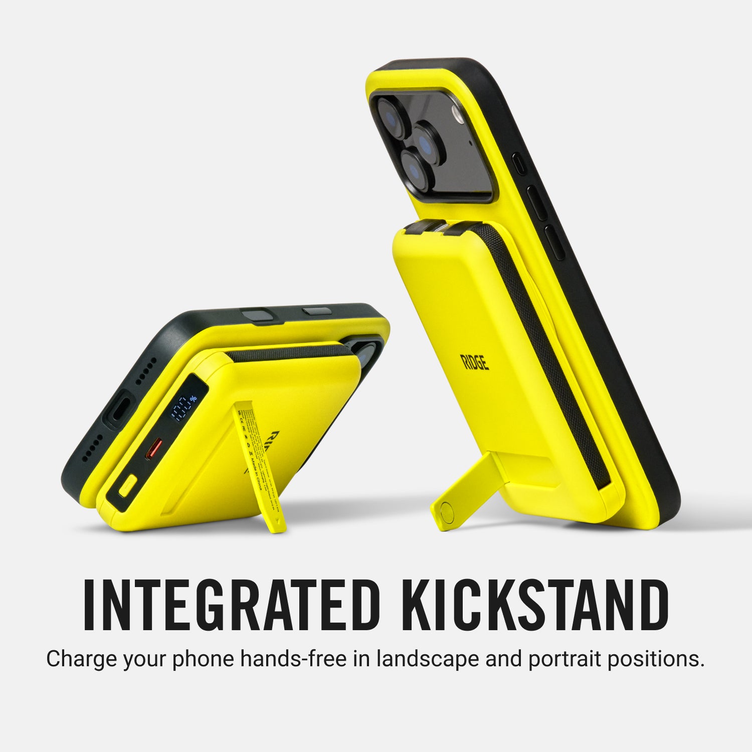 Ridge Power Bank - 10k mAh Bundle - Hyper Lime - 3-Pack - Image 11