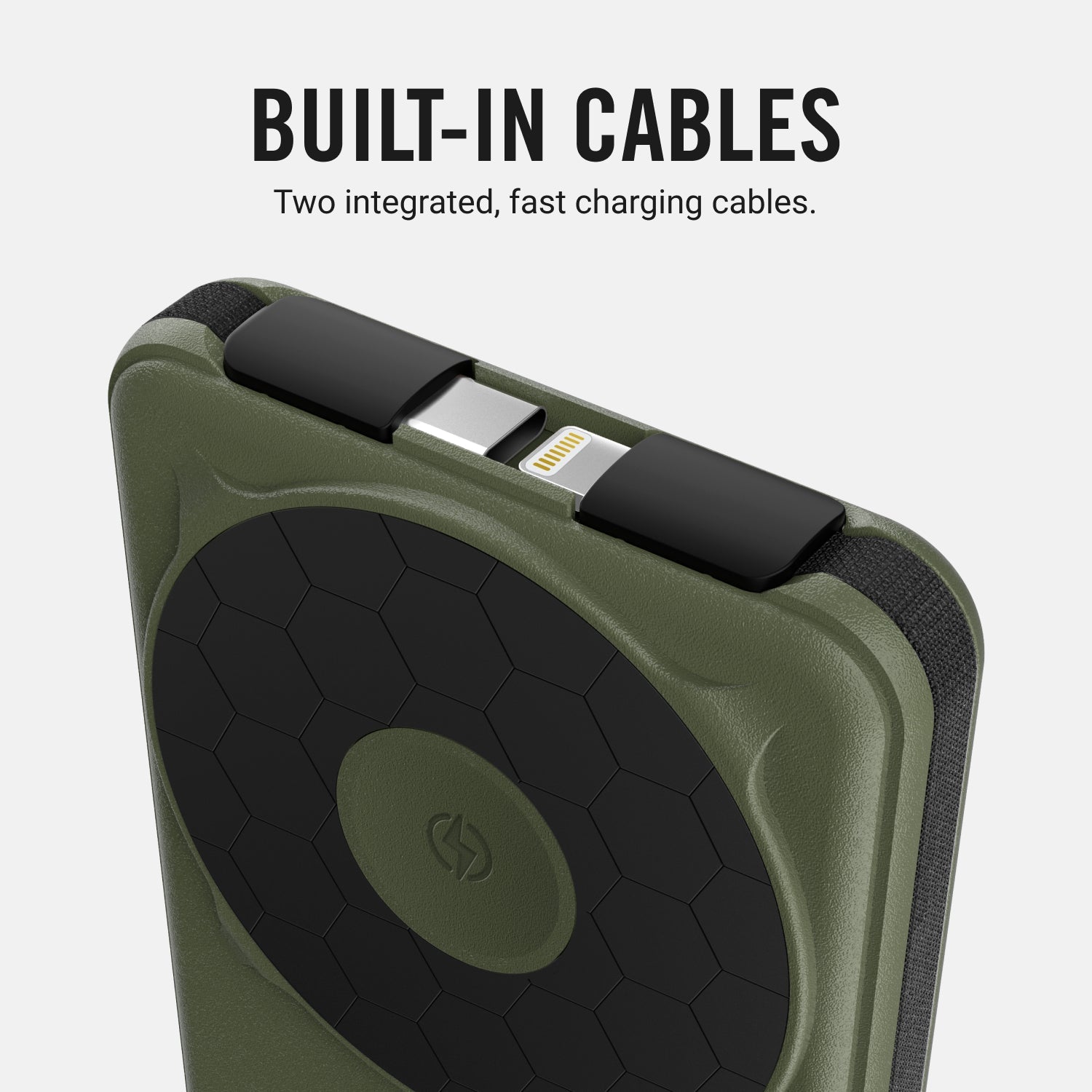 Everyday Charging Kit - iPhone 16 - Matte Olive - Image 5