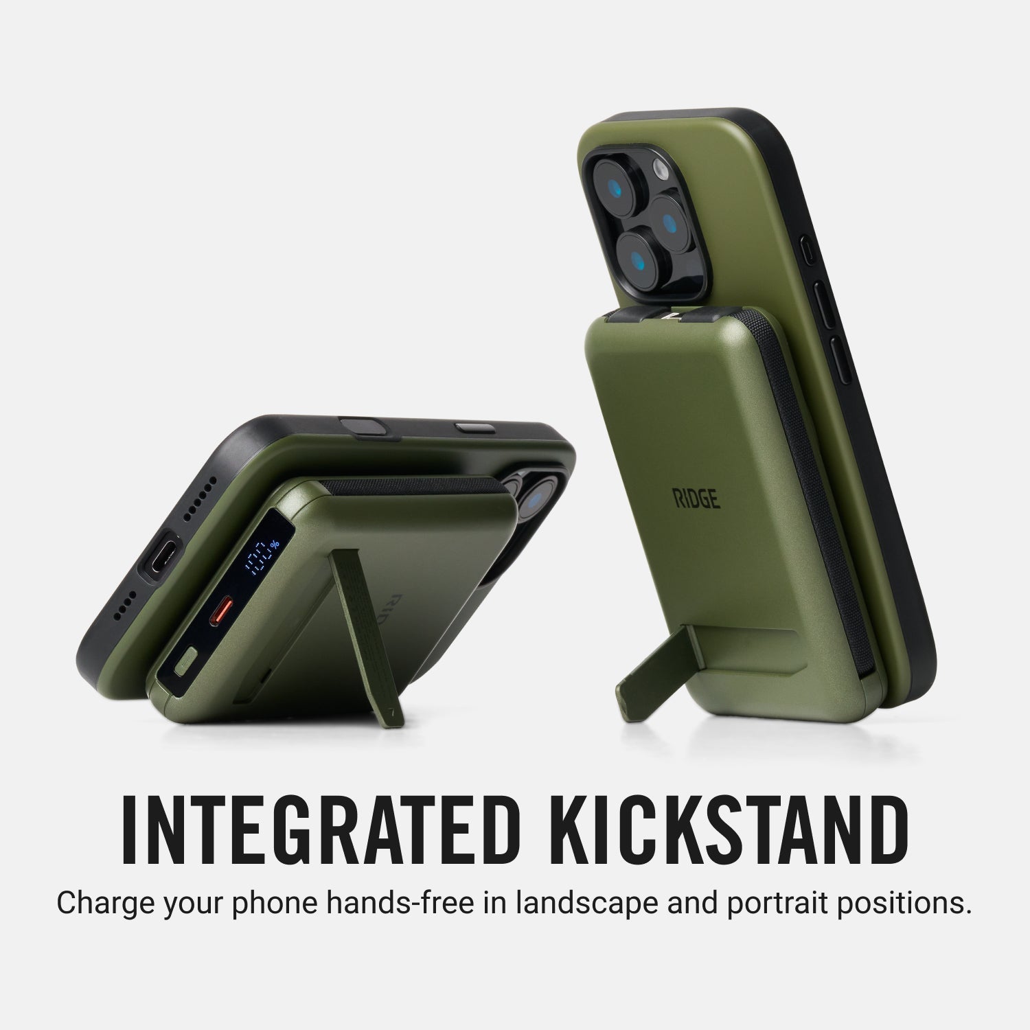 Everyday Charging Kit - iPhone 16 Plus - Matte Olive - Image 7