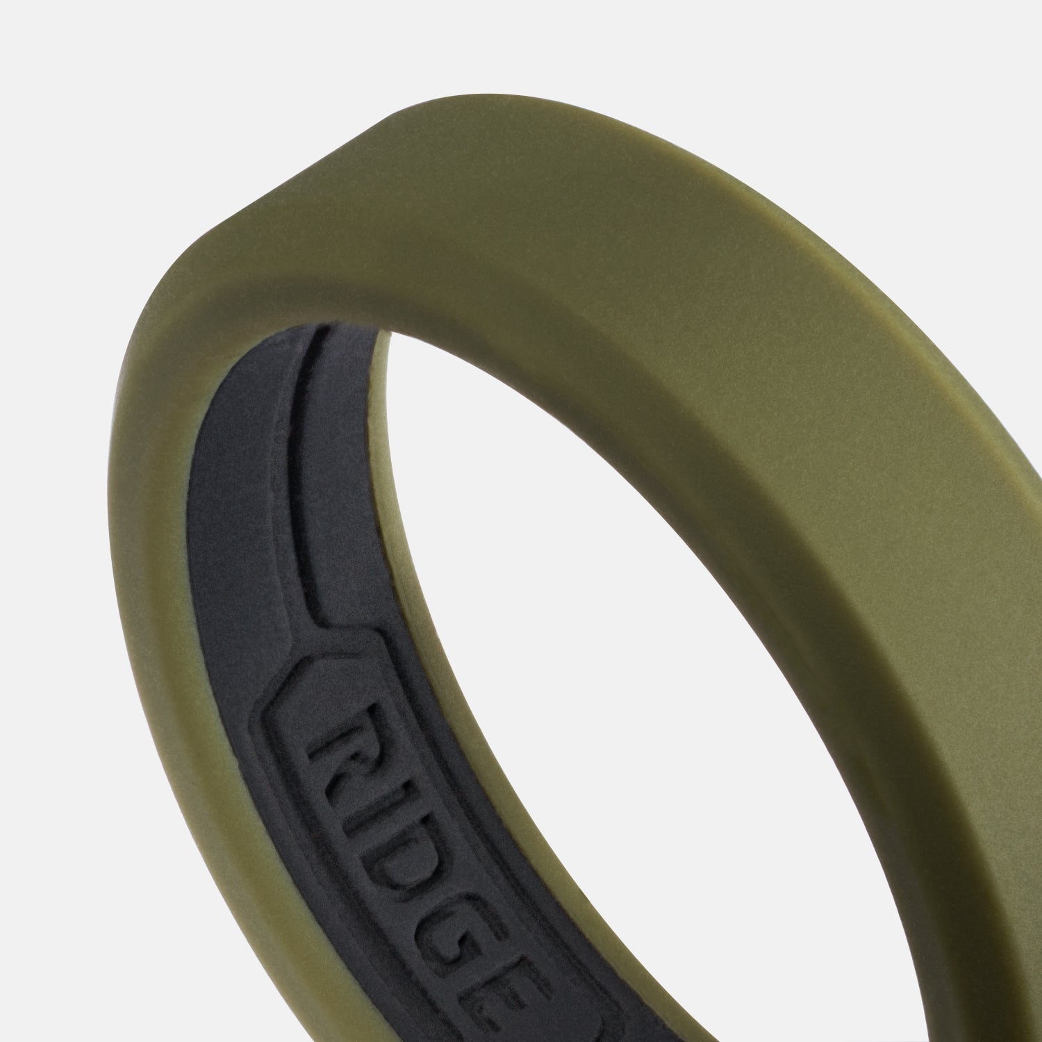 6mm Silicone Ring Set - Matte Olive - Image 4