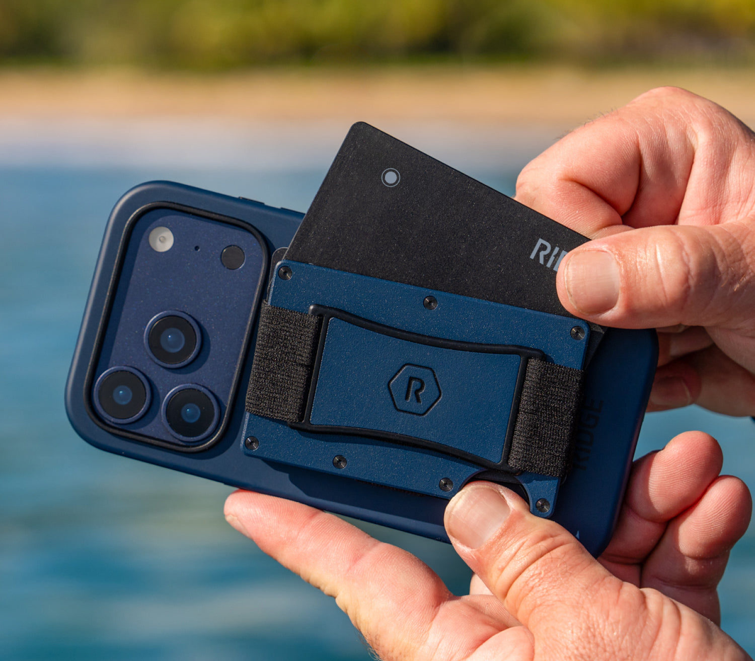 Ridge Wallet for MagSafe - Dark Harbor - Image 5