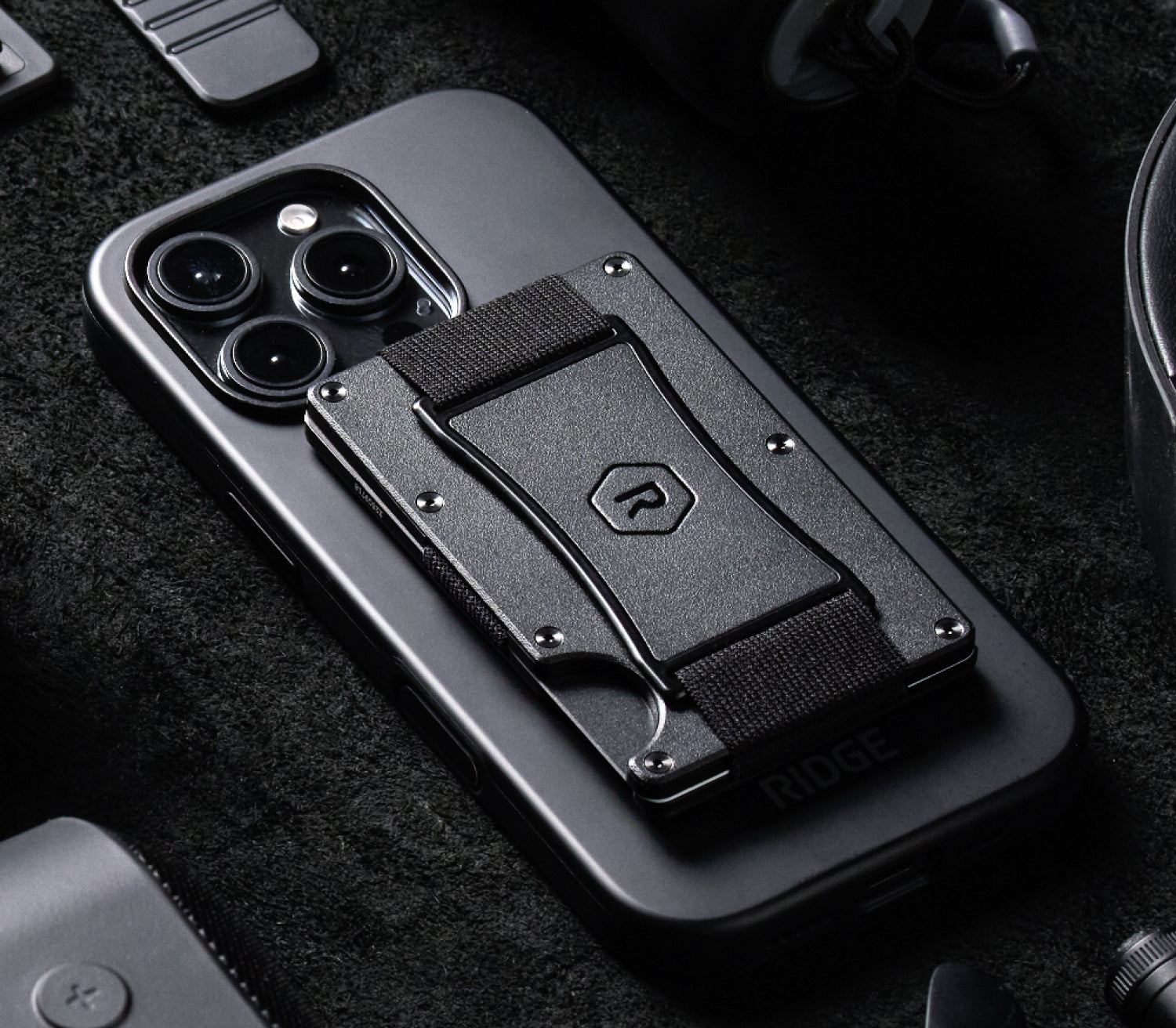 Ridge Wallet For MagSafe - Matte Black - Image 5