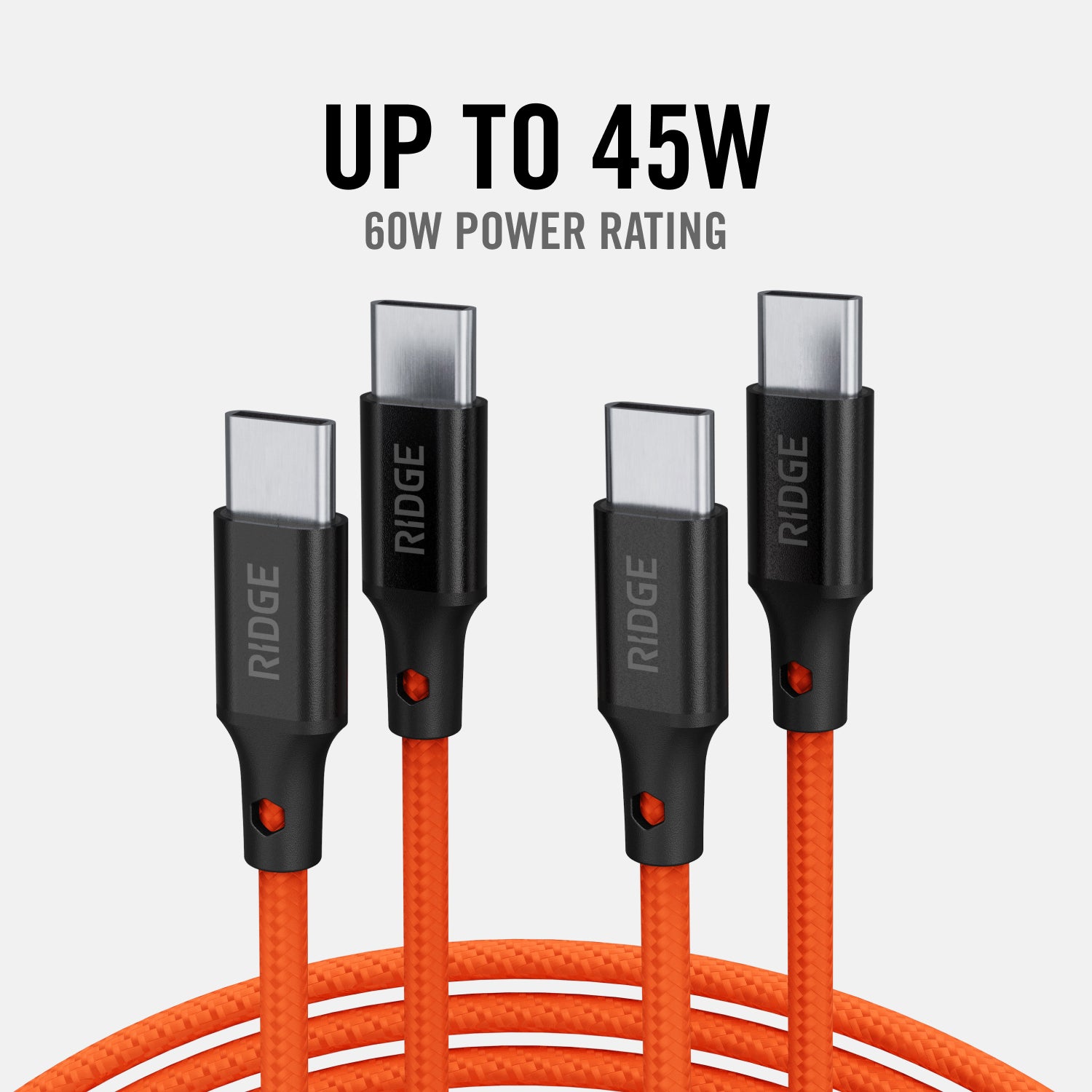 Wall Charger Set - 45W - Basecamp Orange - Image 7
