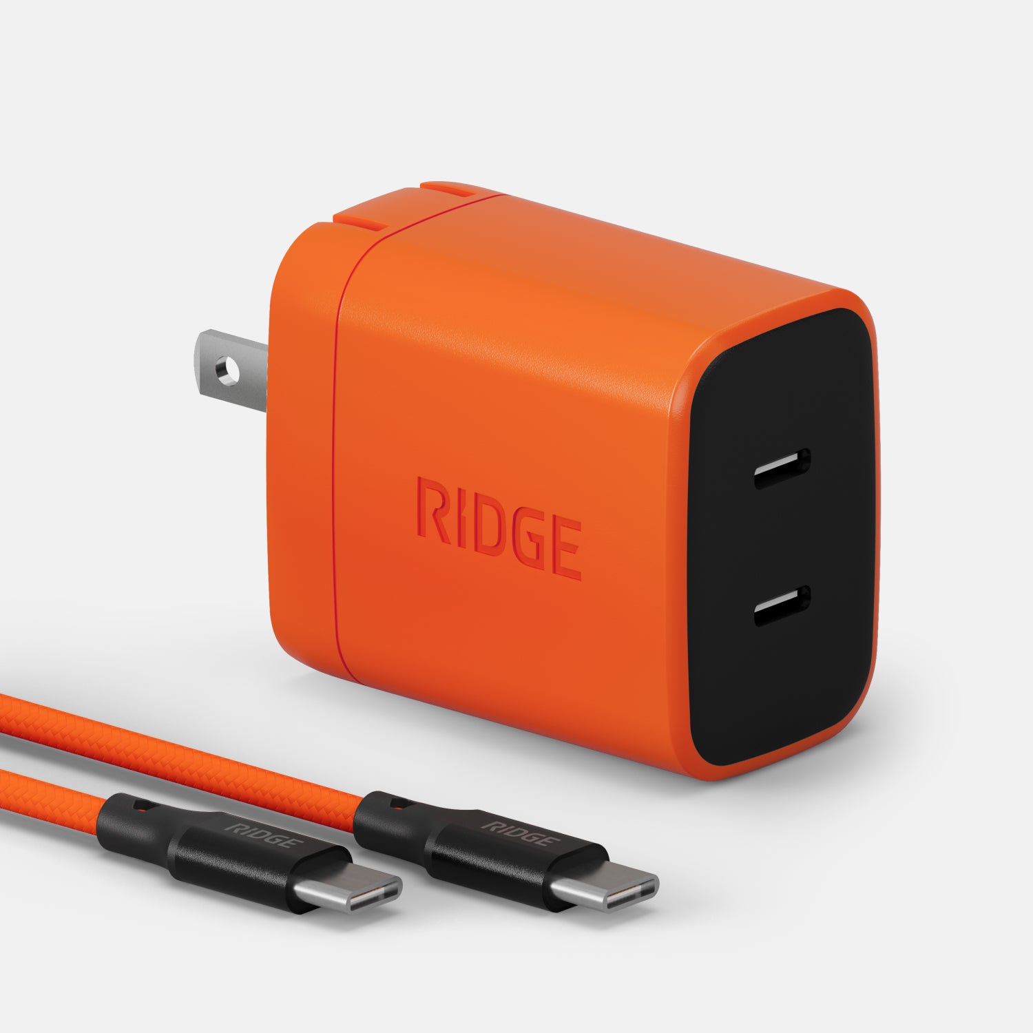 Wall Charger Set - 45W - Basecamp Orange - Image 2