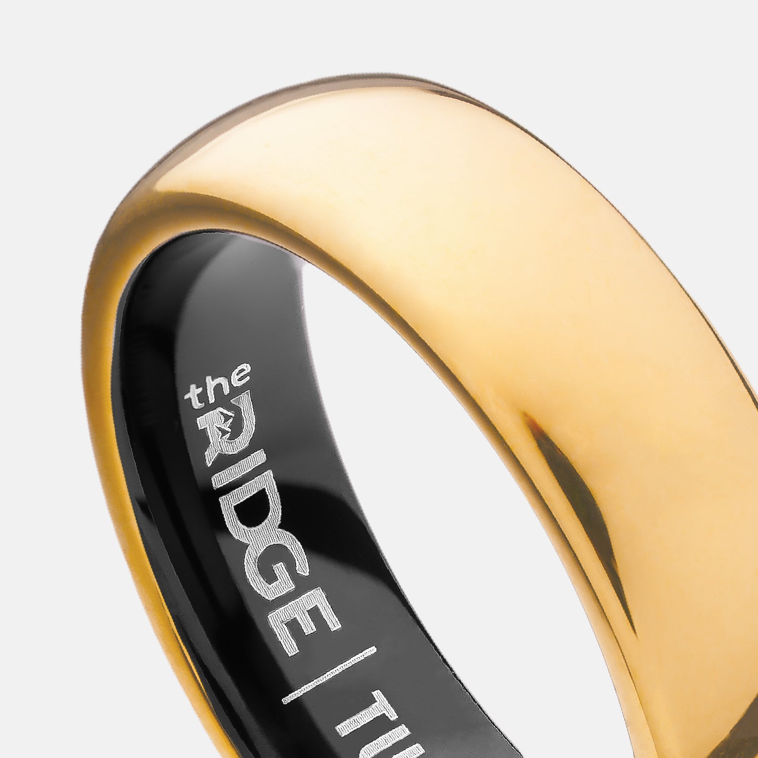 6mm Rounded Ring Set - 24K Gold - Image 4