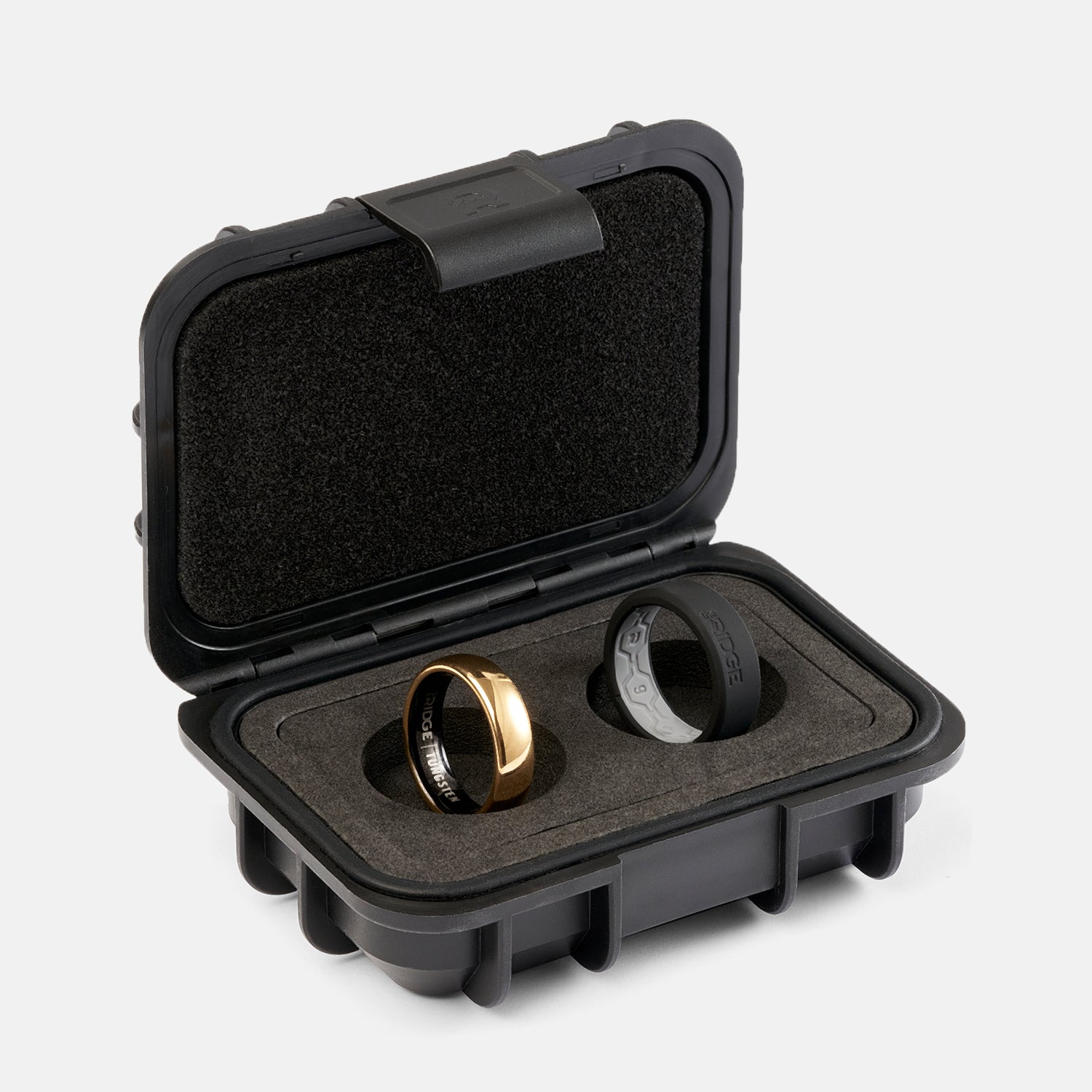 6mm Rounded Ring Set - 24K Gold - Image 2