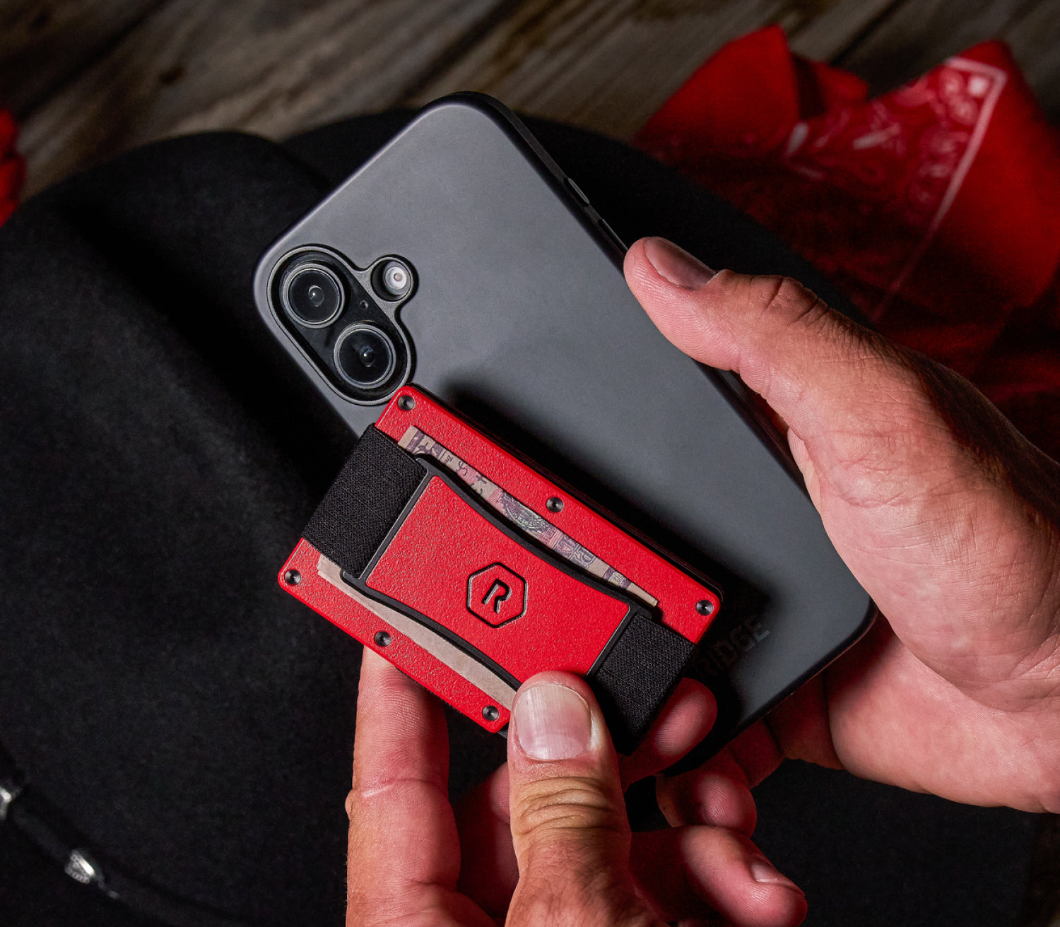 Ridge Wallet for MagSafe - Rodeo Red - Image 6