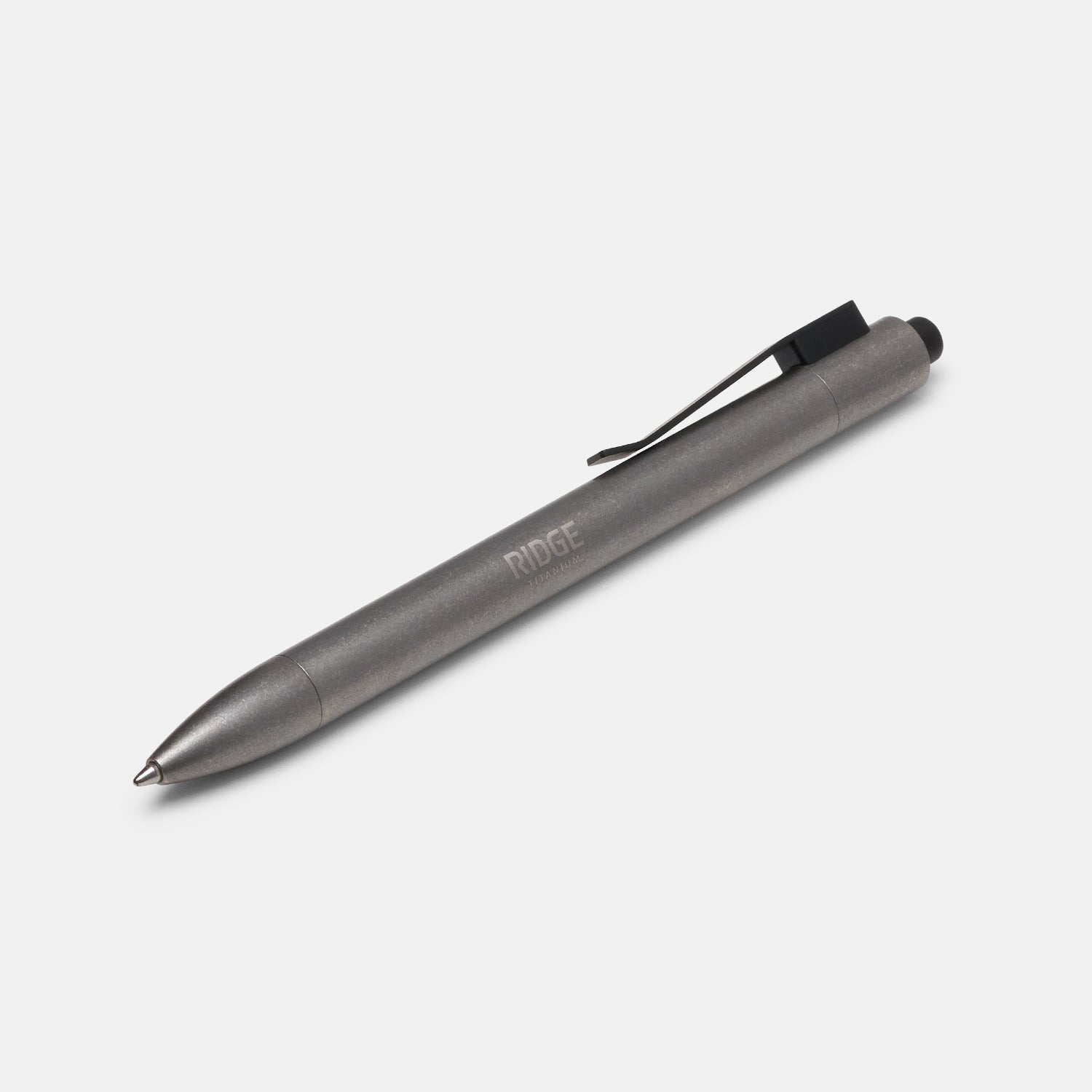 Ridge Click Pen - Stonewashed Titanium - Image 2