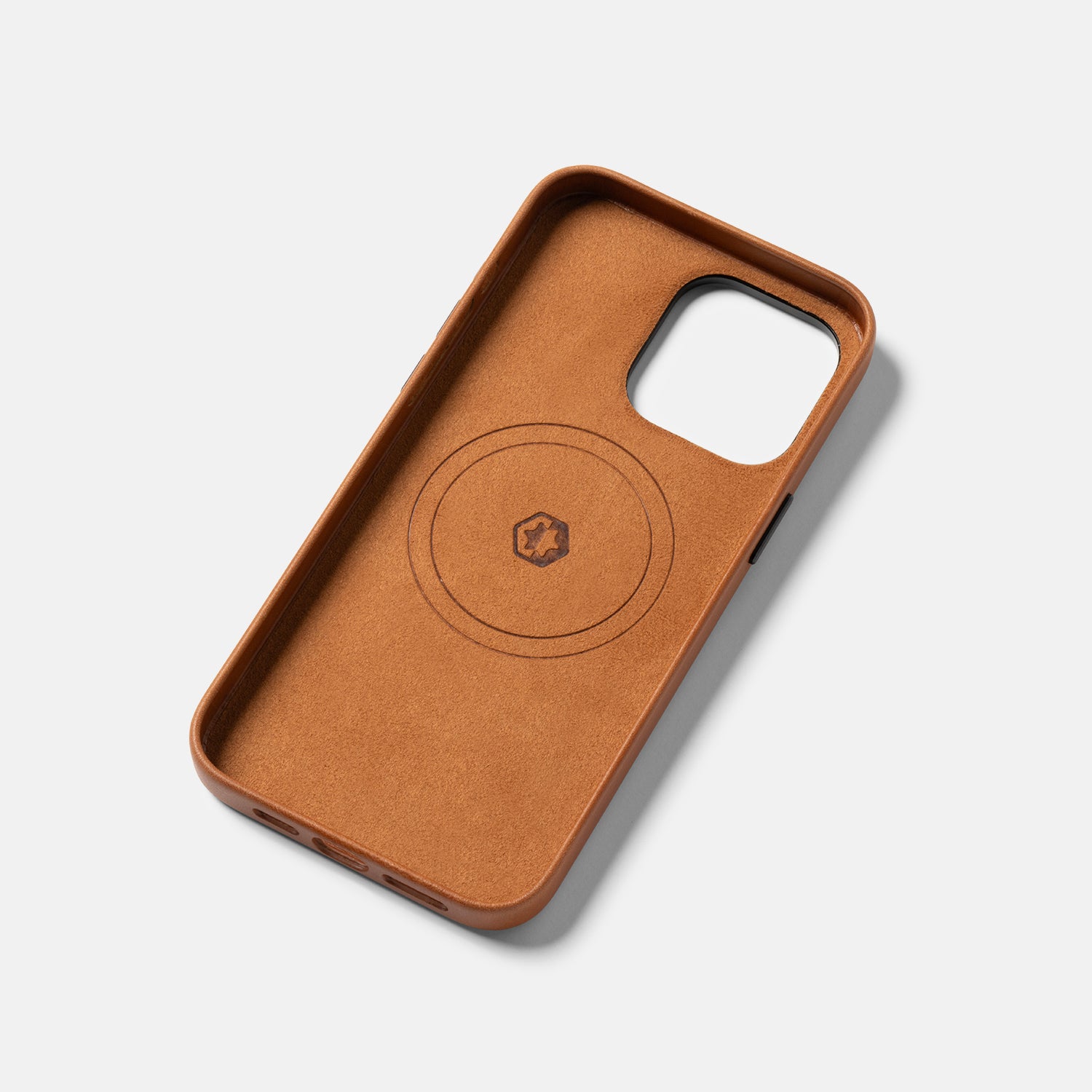 Ridge Phone Case - Tobacco Brown Leather - iPhone 15 Pro Max - Image 3