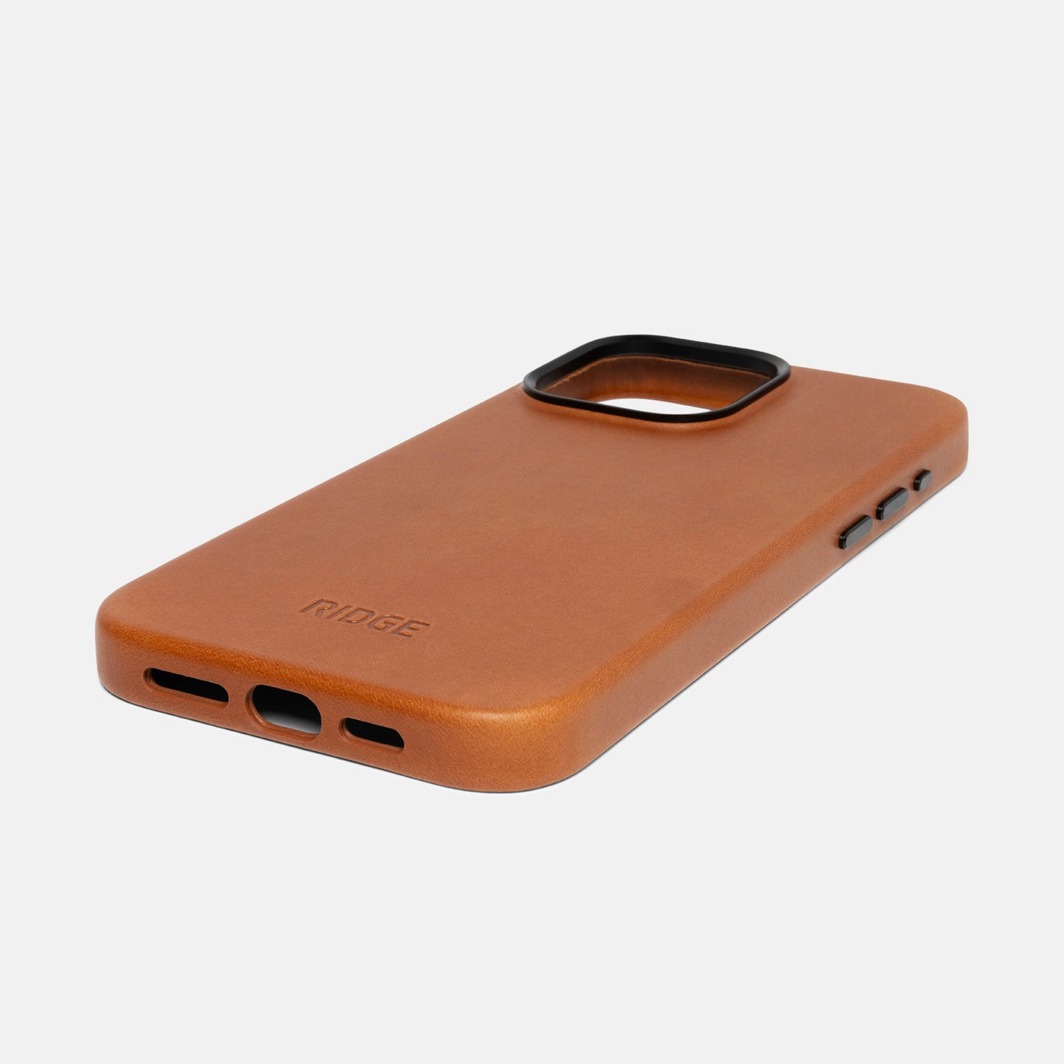 Ridge Phone Case - Tobacco Brown Leather - iPhone 15 Pro Max - Image 5
