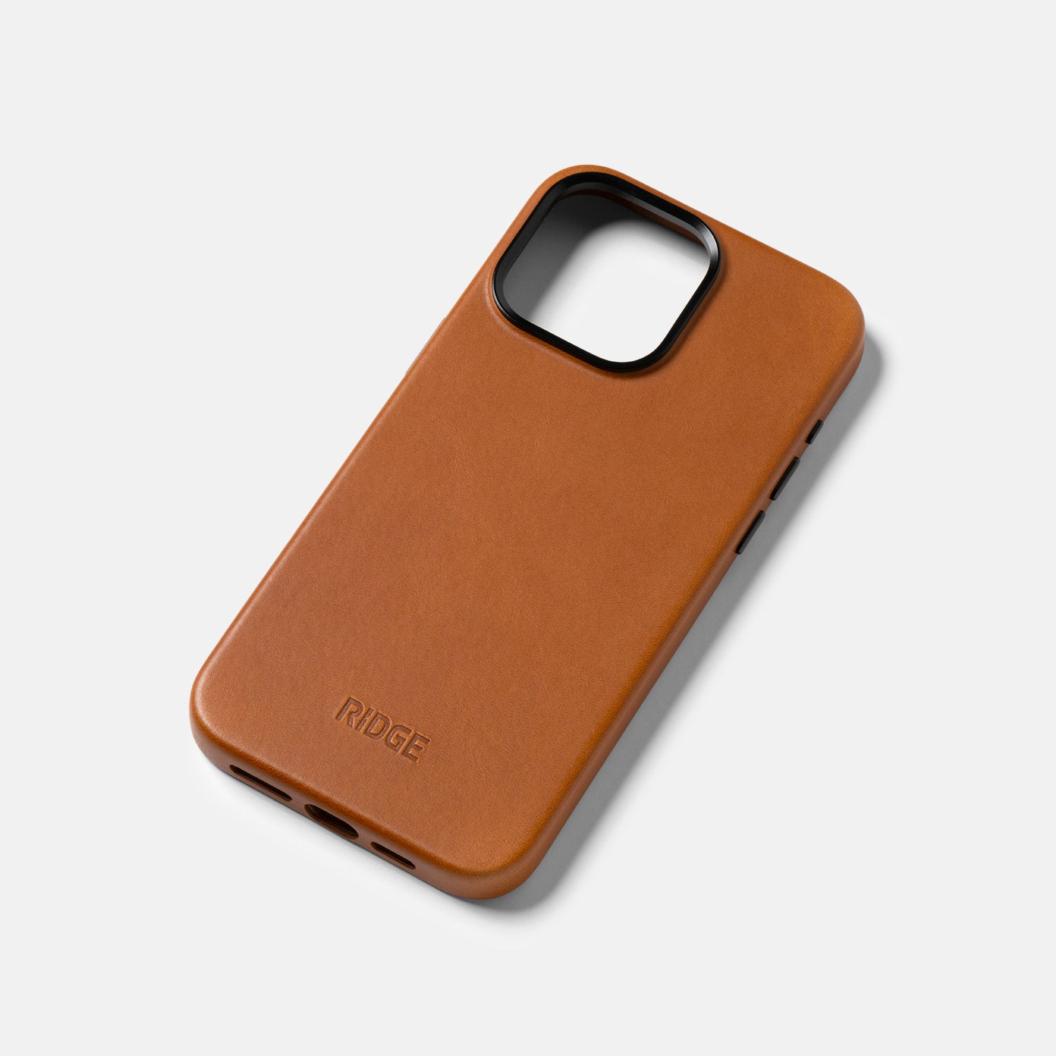 Ridge Phone Case - Tobacco Brown Leather - iPhone 15 Pro Max - Image 7