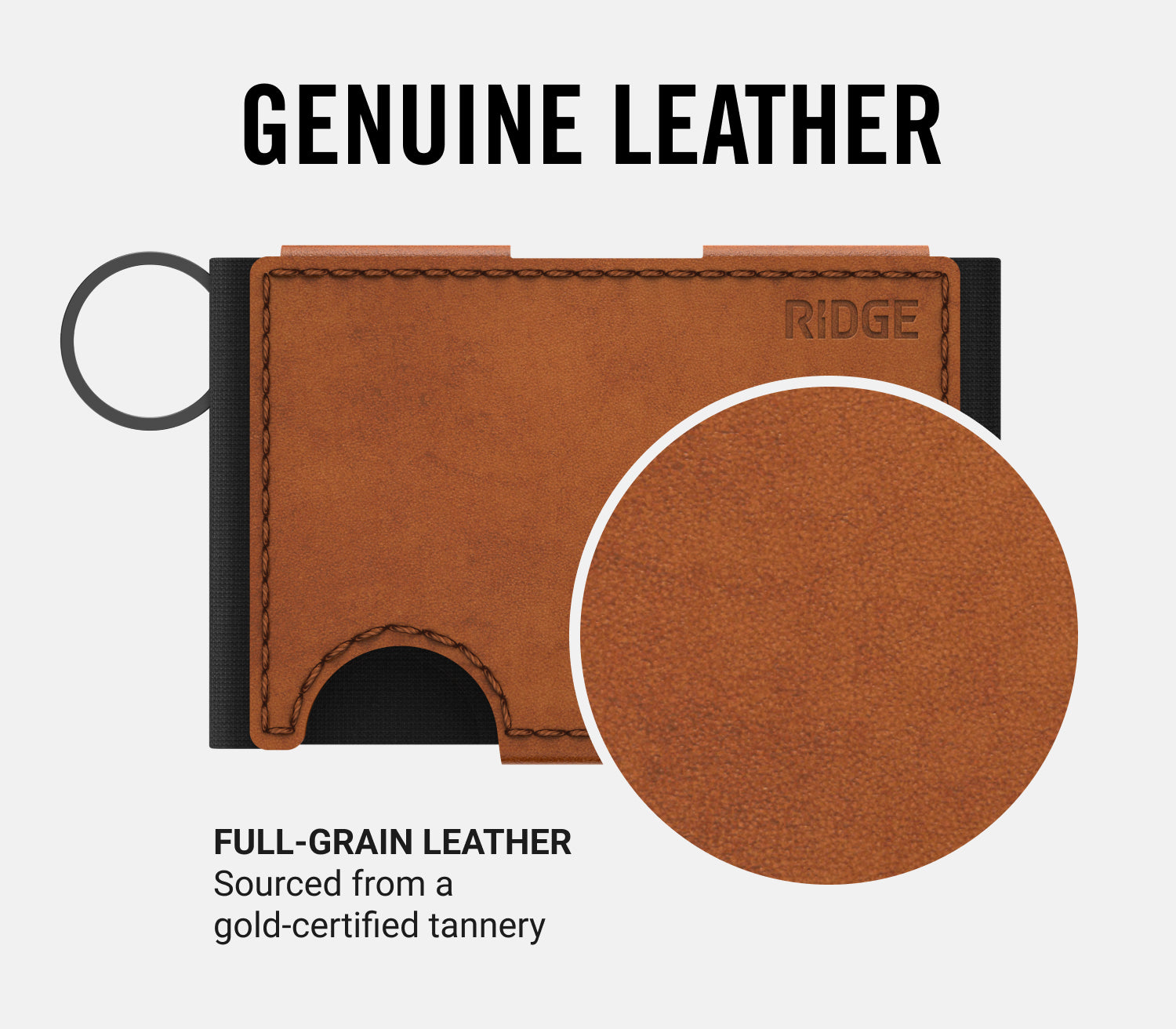 Ridge Biflex - Tobacco Brown Leather - Image 4