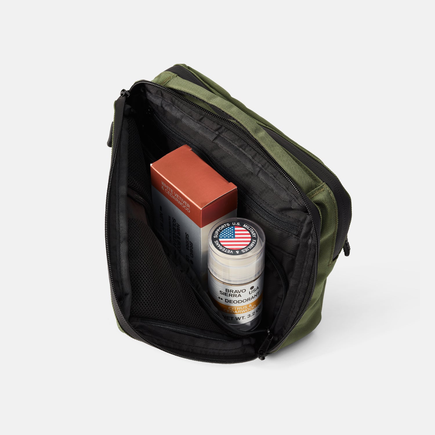 Ridge Toiletry Kit - Matte Olive - Image 3