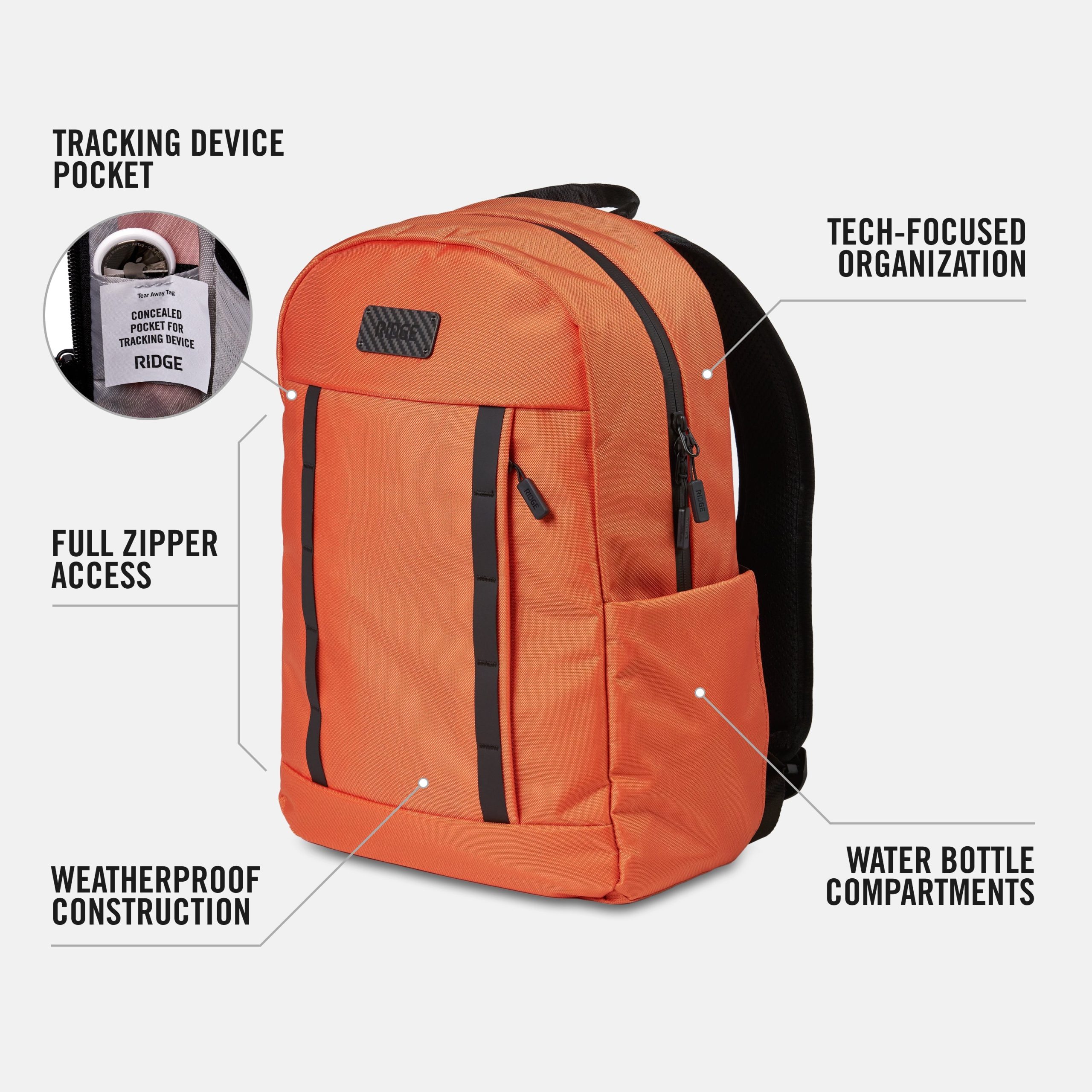 Commuter Backpack 18L - Basecamp Orange - Image 5