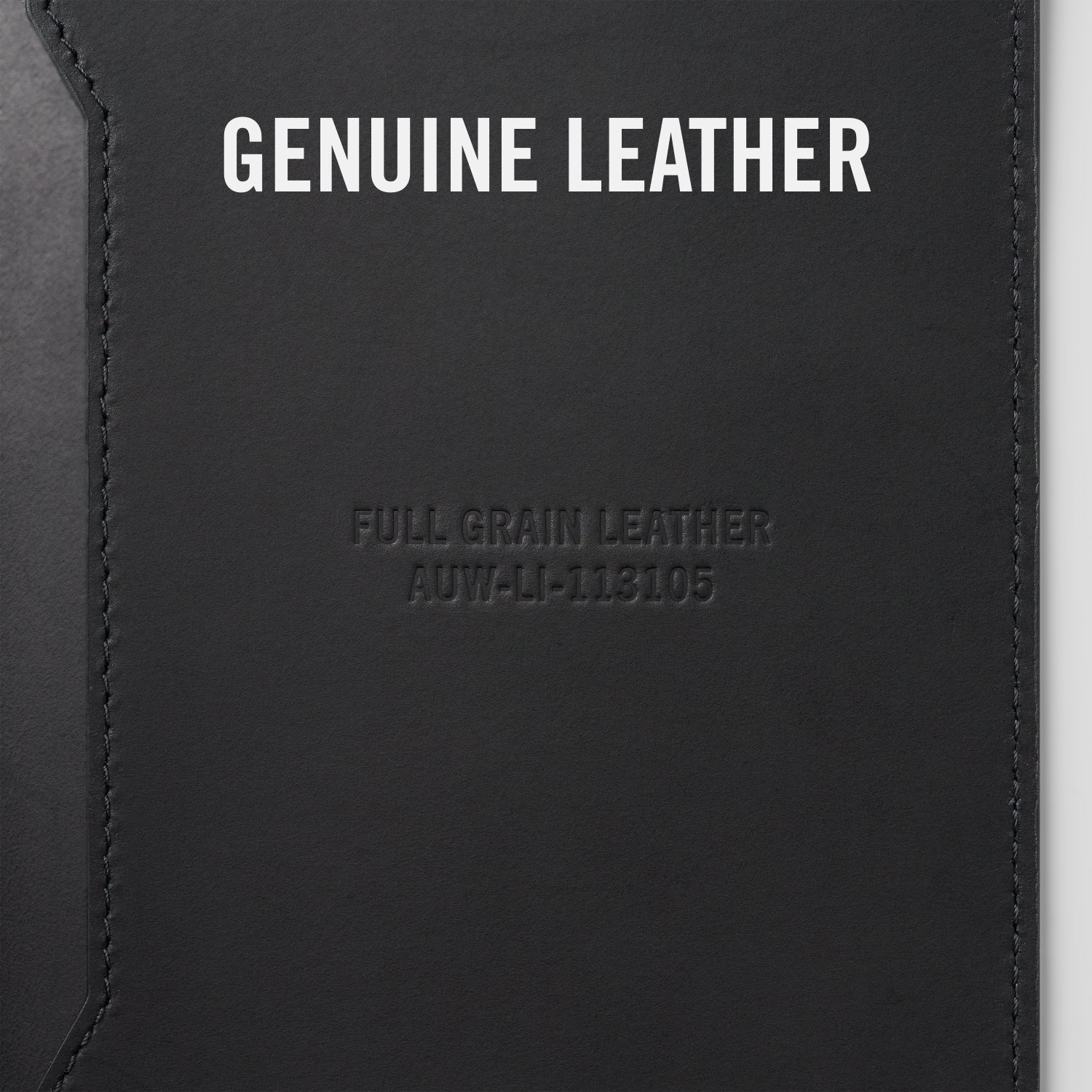Passport Wallet - Midnight Black Leather - Image 10
