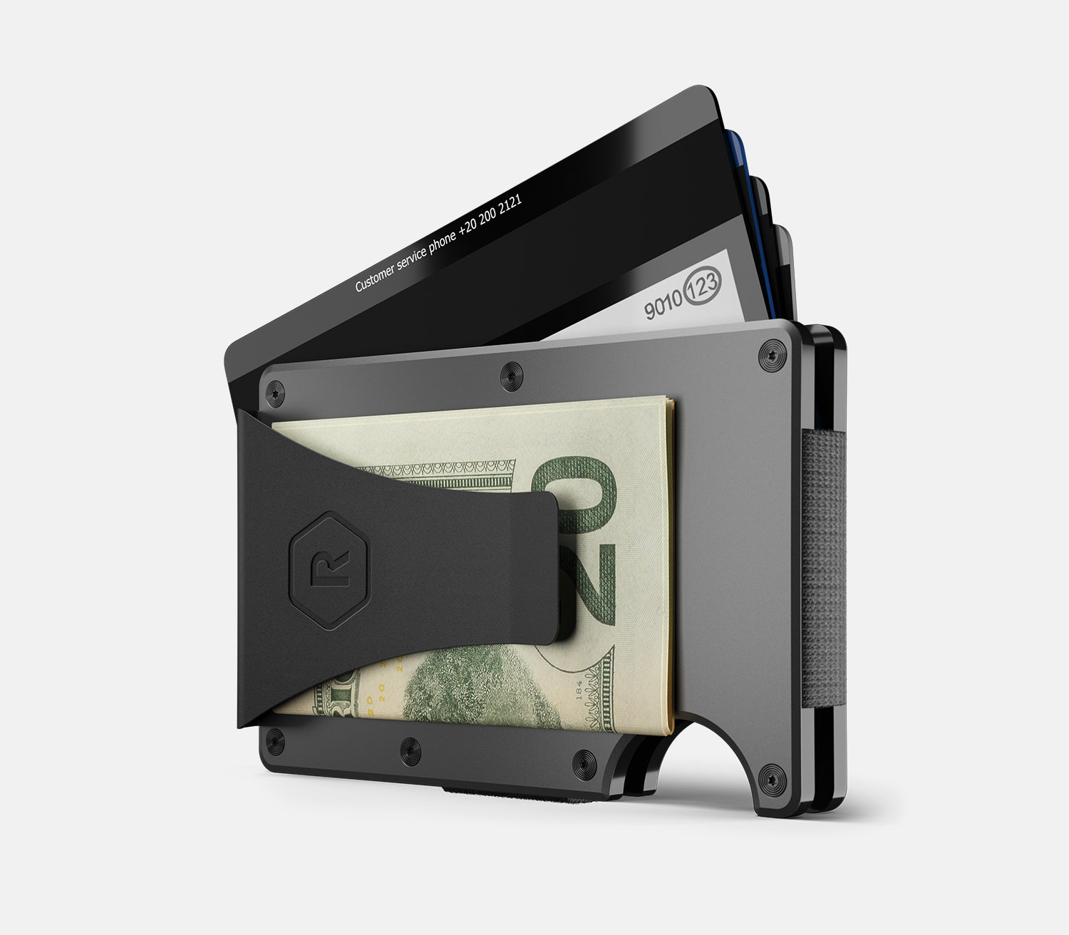 Ridge Wallet - Matte Gunmetal Titanium - Image 10