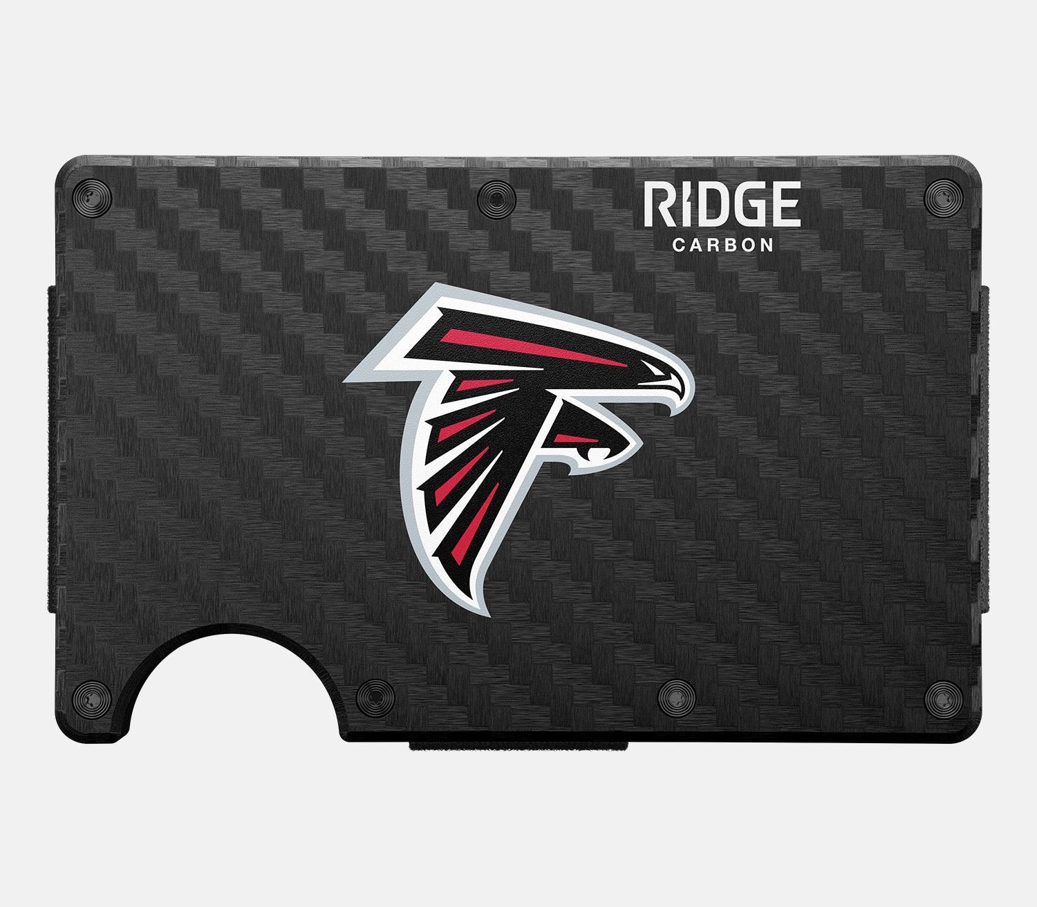 Ridge Wallet - Atlanta Falcons - Carbon Fiber 3k - Image 2