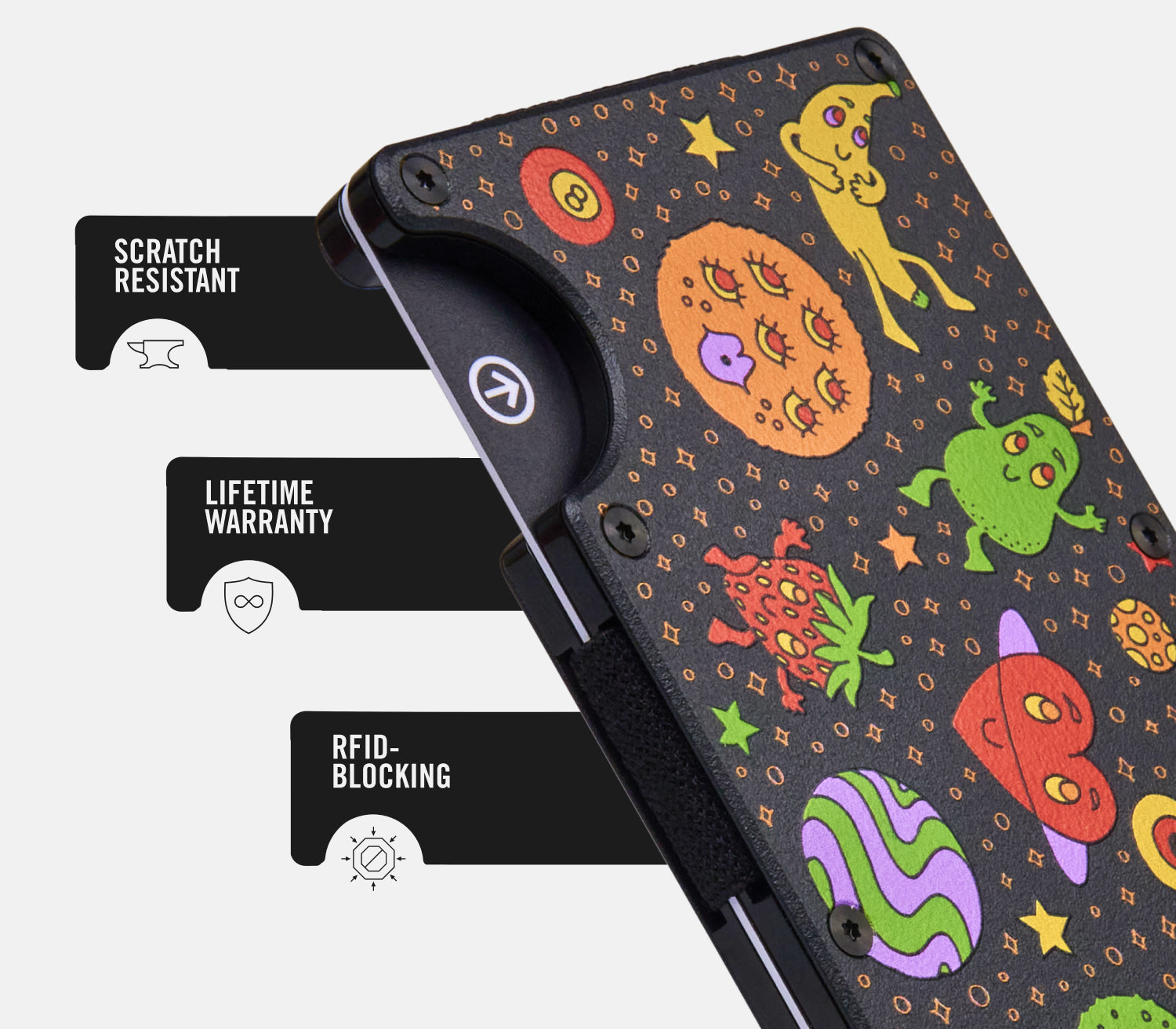 Ridge Wallet - Claire Morales - Space Fruit - Image 7