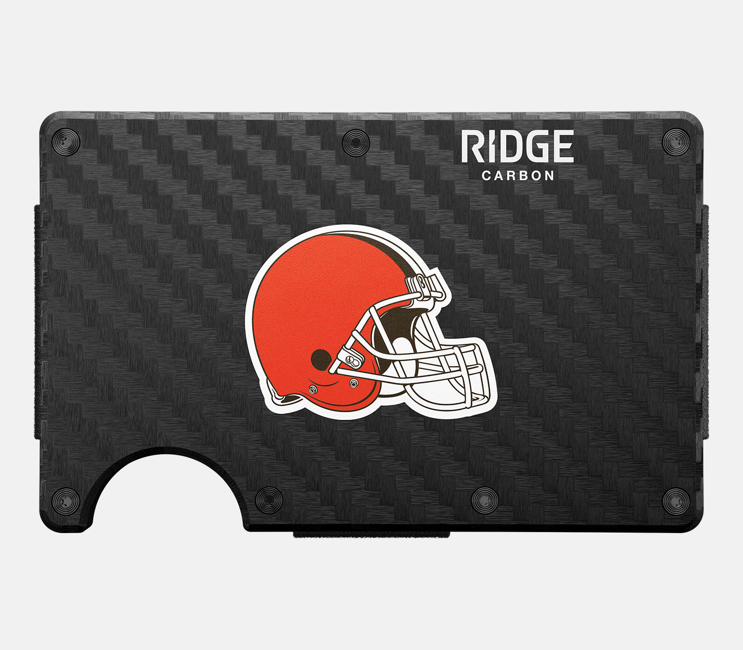 Ridge Wallet - Cleveland Browns - Carbon Fiber 3k - Image 2
