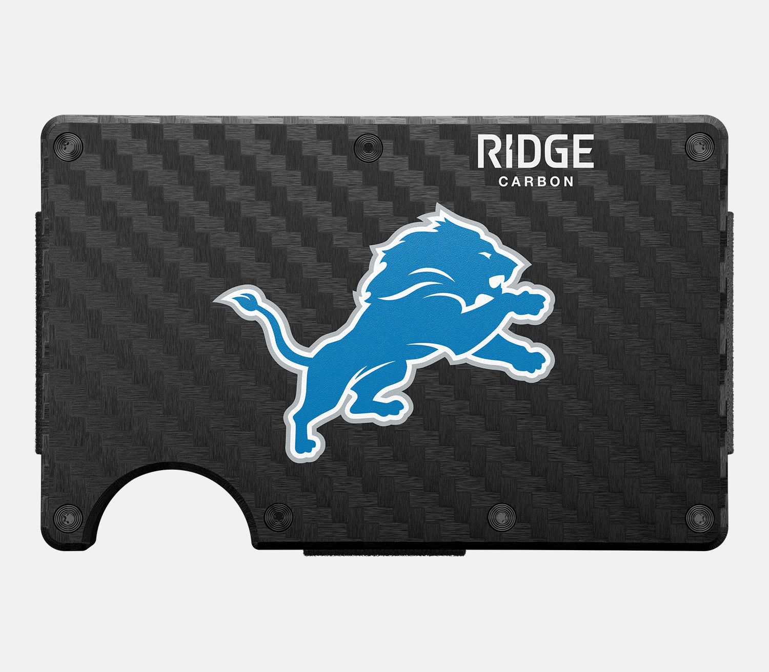 Ridge Wallet - Detroit Lions - Carbon Fiber 3k - Image 2