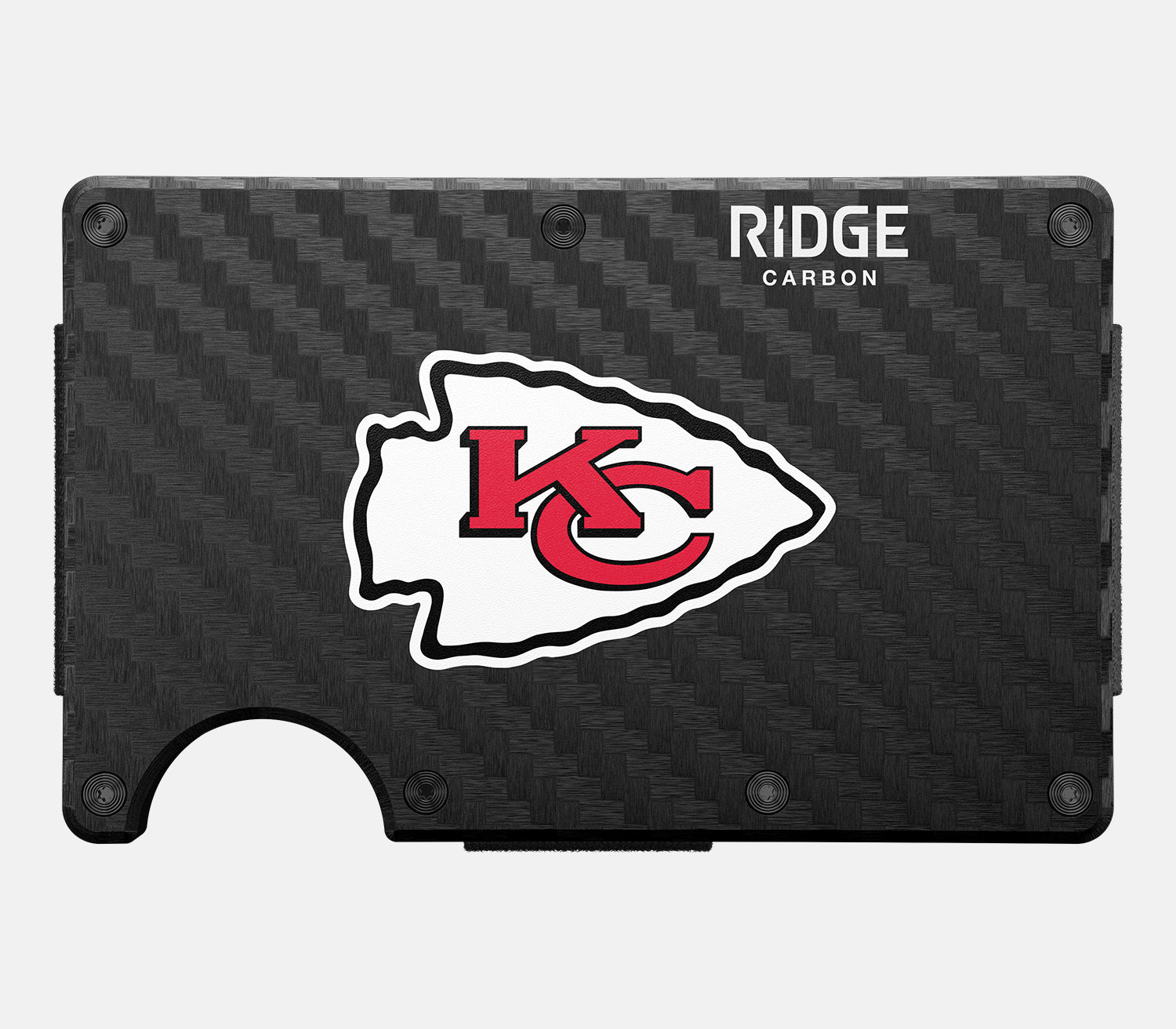 Ridge Wallet - Kansas City Chiefs - Carbon Fiber 3k - Image 2