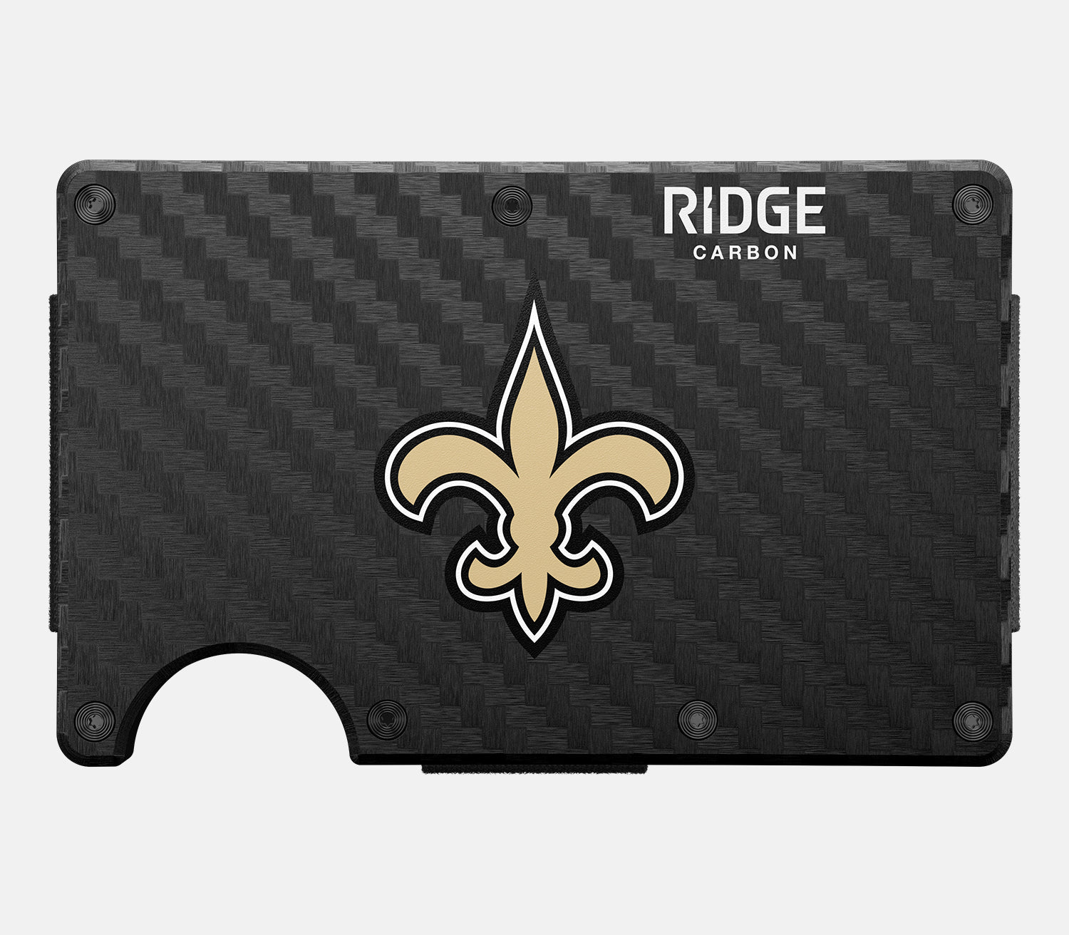 Ridge Wallet - New Orleans Saints - Carbon Fiber 3k - Image 2