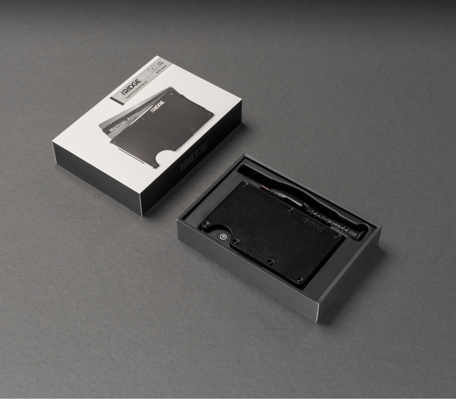Ridge Wallet - Midnight Black Leather - Image 5
