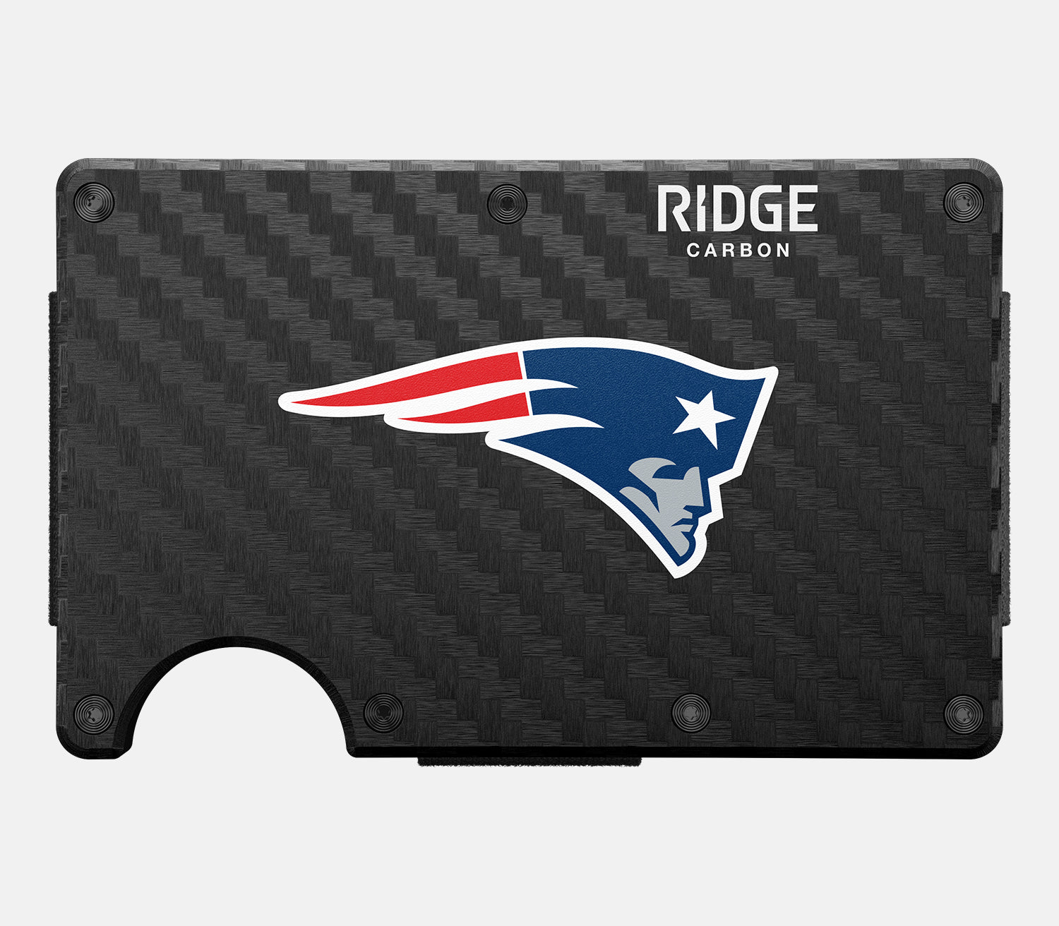 Ridge Wallet - New England Patriots - Carbon Fiber 3k - Image 2