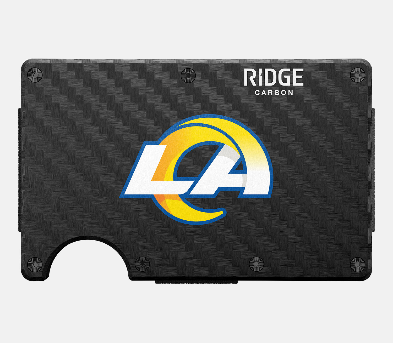 Ridge Wallet - Los Angeles Rams - Carbon Fiber 3k - Image 2