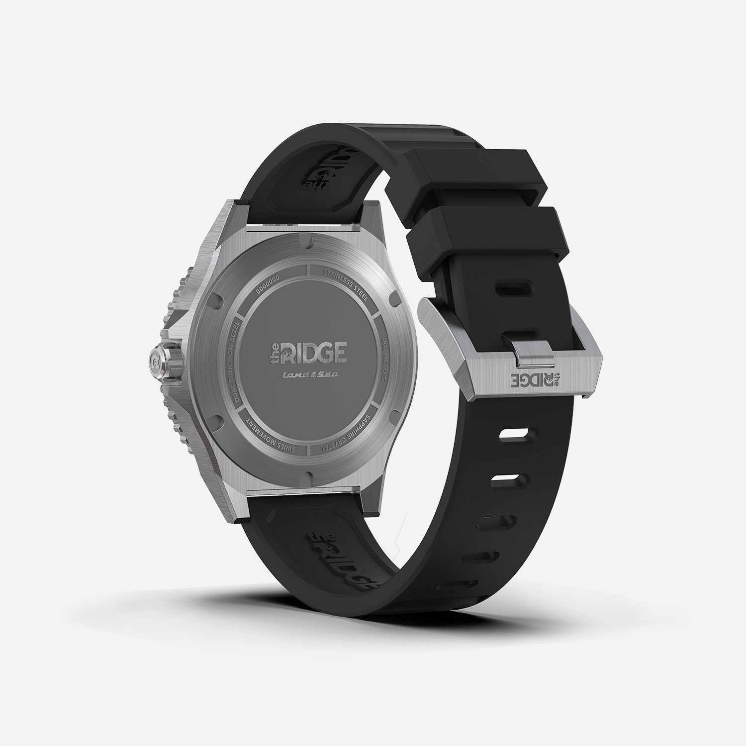 Ridge Land & Sea GMT Watch 42mm - Royal Black - Image 7