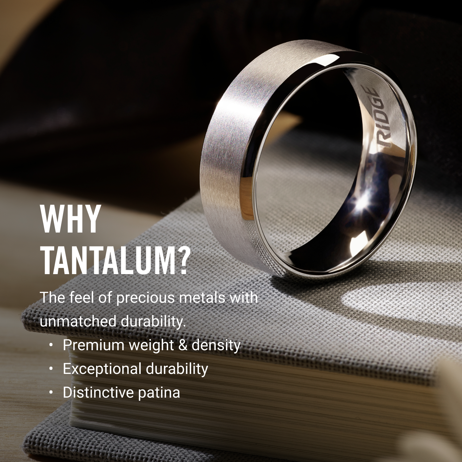 6mm Rounded Ring Set - 24K Gold - Tantalum - Image 10