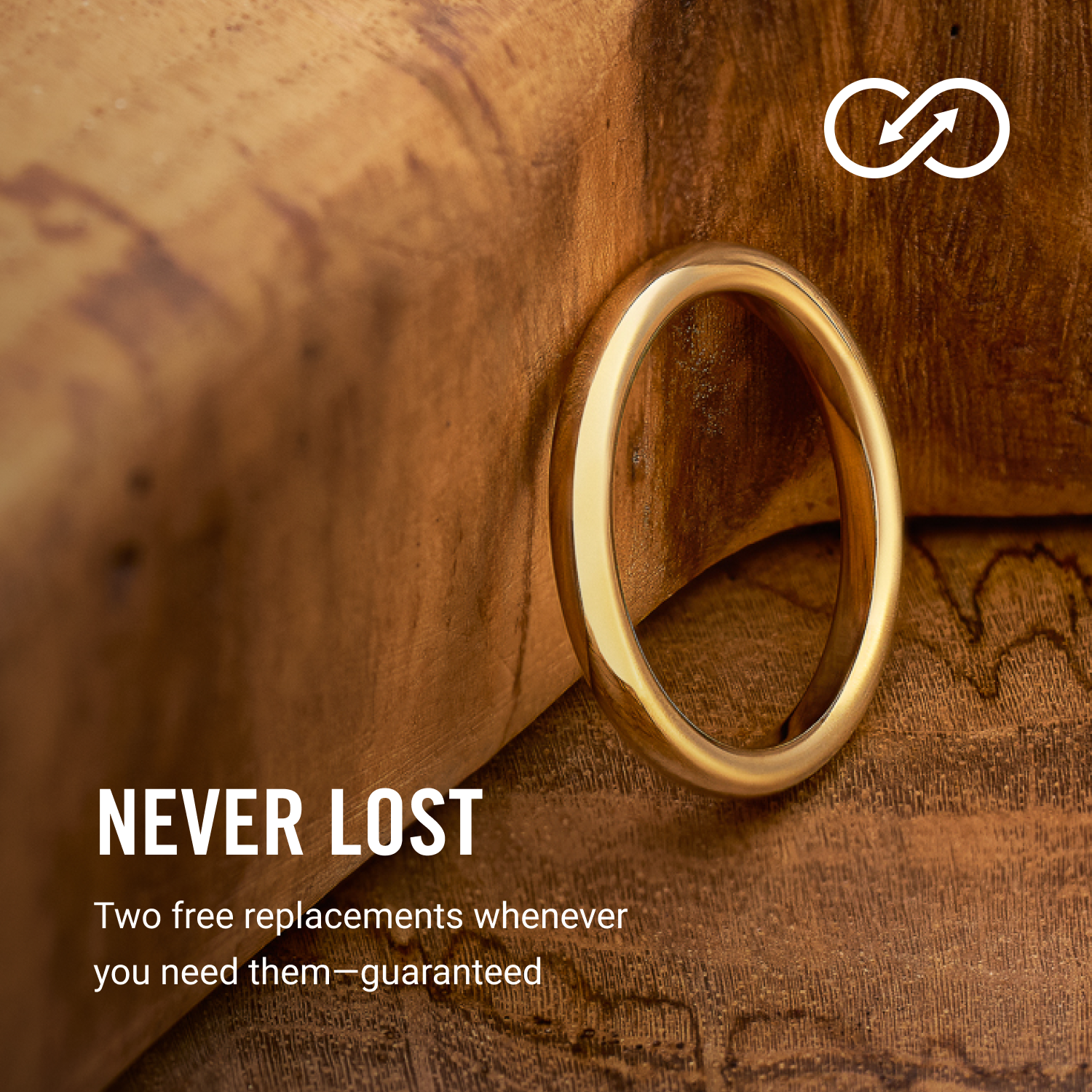 2mm Rounded Ring Set - 14K Yellow Gold - Image 10