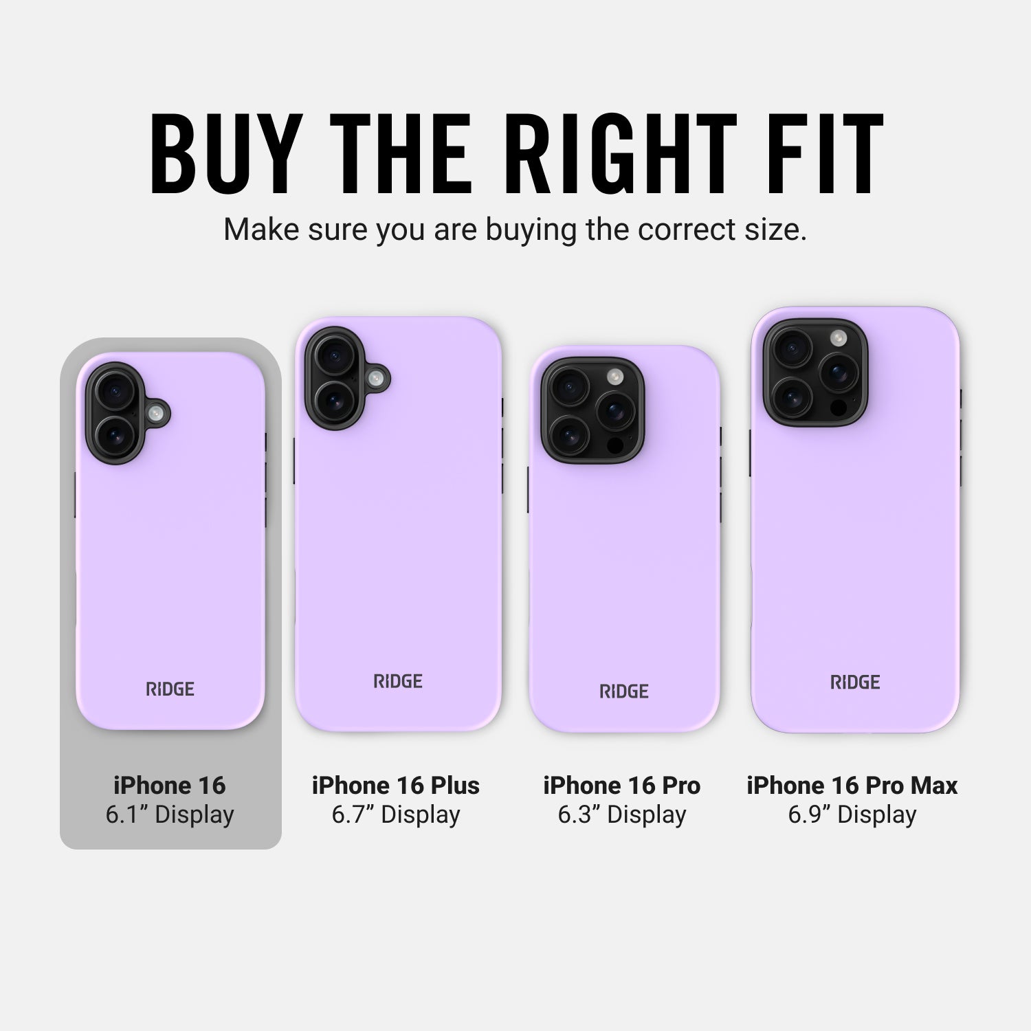 Ridge Phone Case - Lavender - iPhone 16 - Image 10