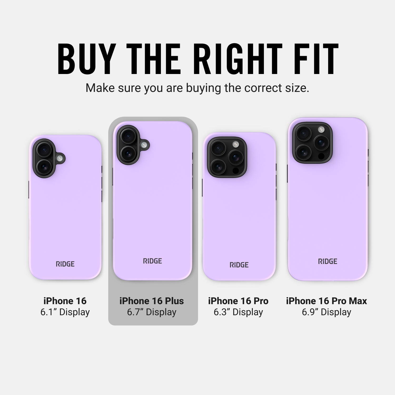 Ridge Phone Case - Lavender - iPhone 16 Plus - Image 10