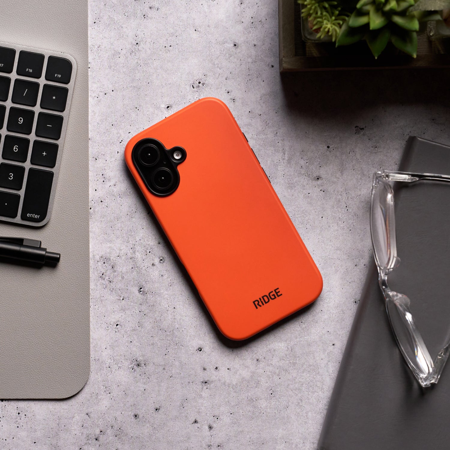 Ridge Phone Case - Basecamp Orange - iPhone 16 Plus - Image 5