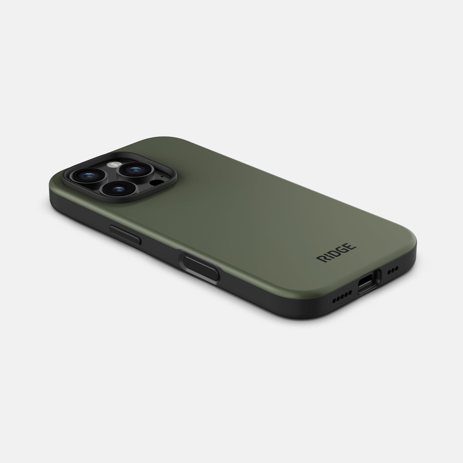 Ridge Phone Case - Matte Olive - iPhone 16 Pro - Image 4